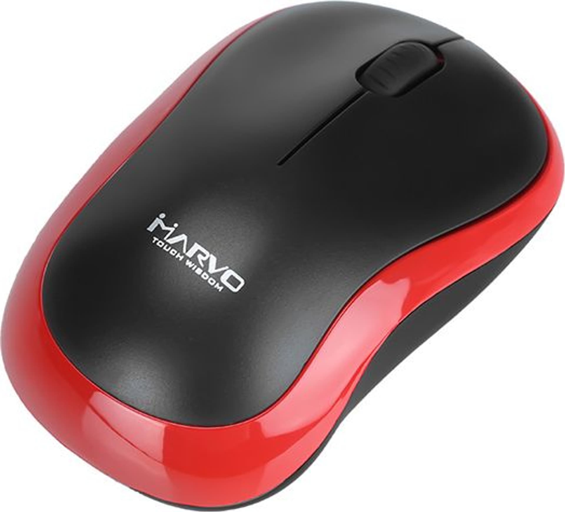 

Mysz MARVO DWM100RD optyczna 1000dpi 2,4GHz bezprzewodowa czarno-czerwona