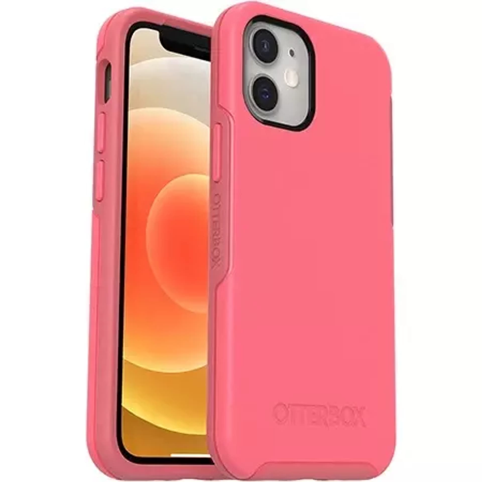 

OtterBox Symmetry Plus - obudowa ochronna do iPhone 12 mini kompatybilna z MagSafe (Tea Petal Pink)
