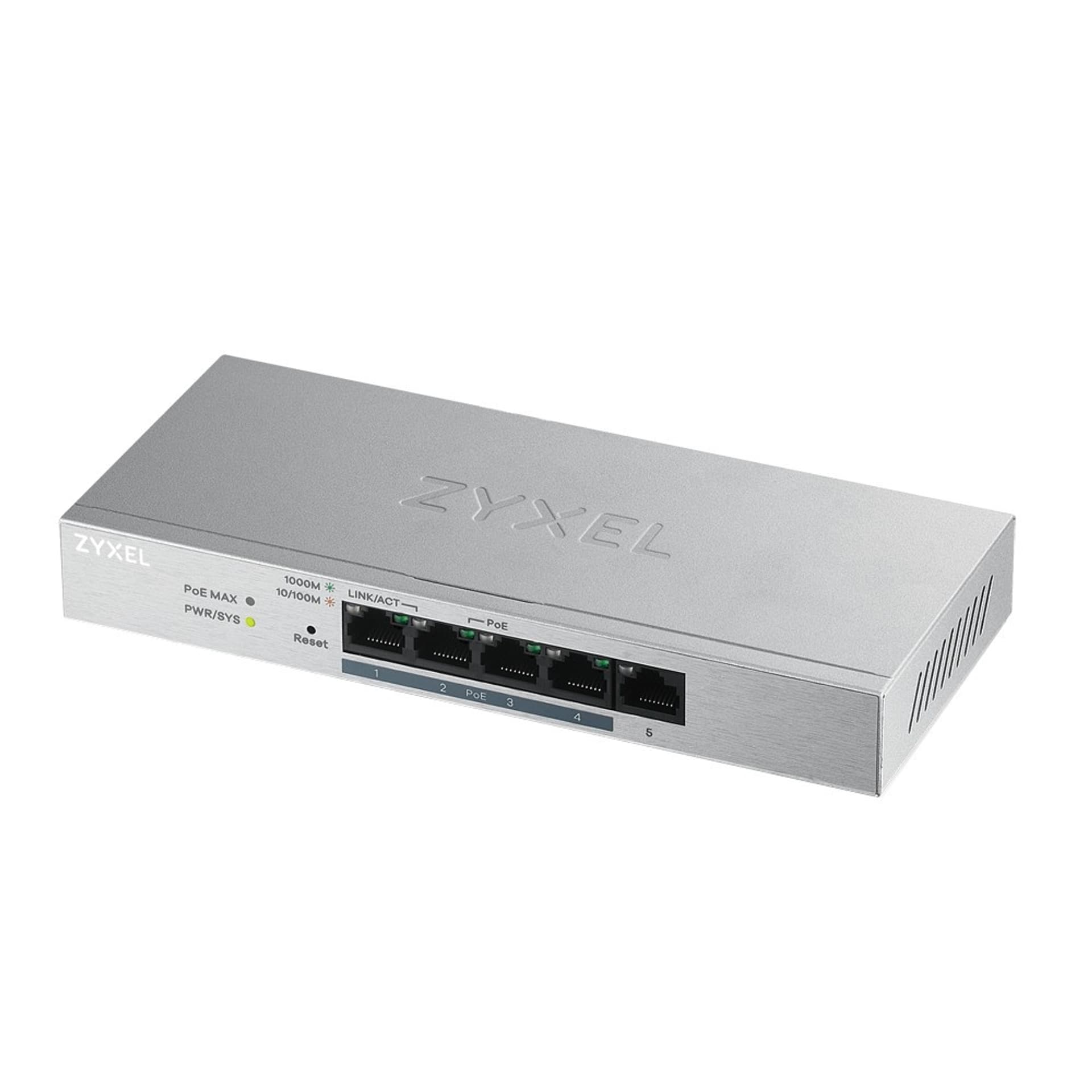 

Przełącznik zarządzalny GS1200-8HP 8Port PoE+ 4x60W webmanaged Switch
