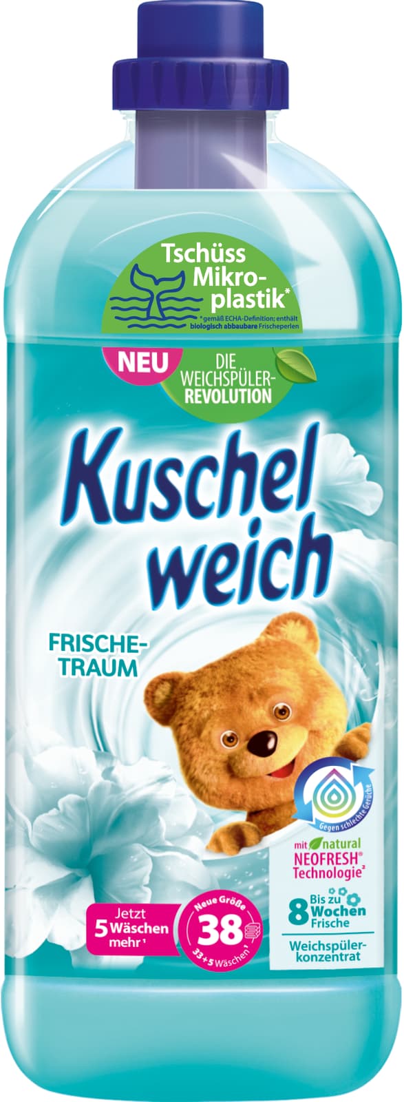 

KUSCHELWEICH Płyn do płukania 1L 38p Frischetraum