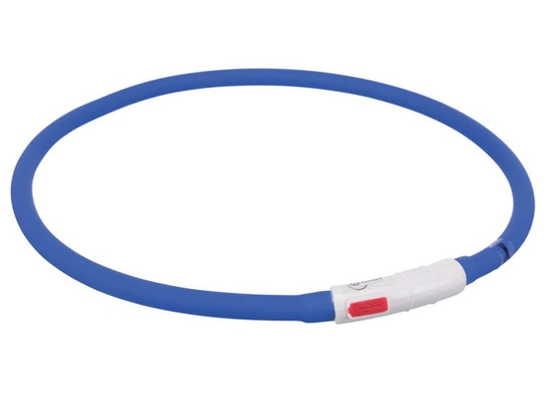 

Trixie Opaska LED USB silikonowa XS-XL 70/1cm królewski niebieski