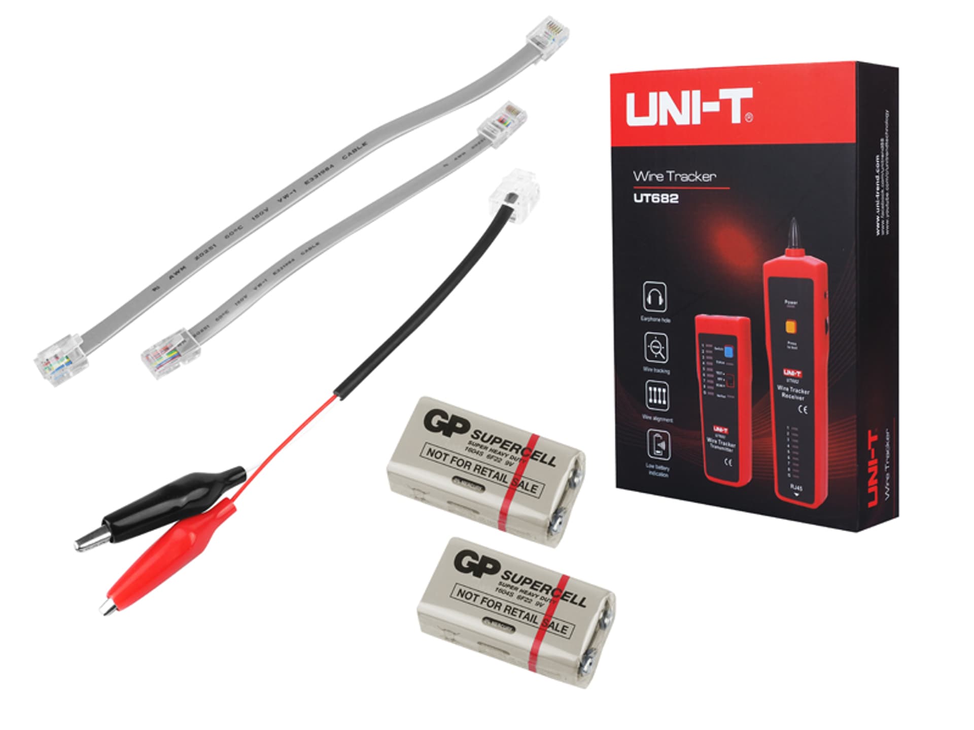 

1 szt. PS UNI-T UT682 Miernik Szukacz par przewodów TESTER