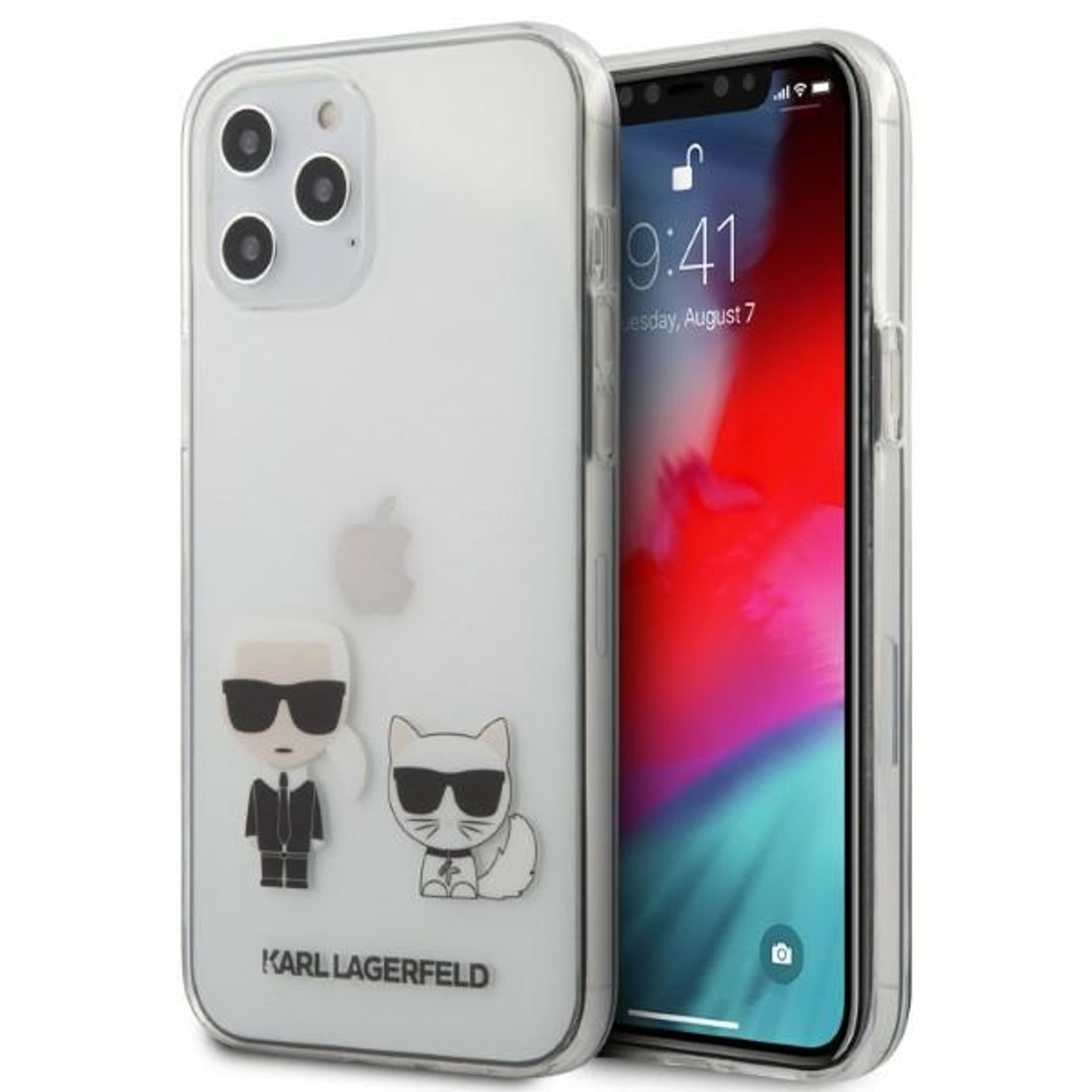 

Karl Lagerfeld Ikonik & Choupette - Etui iPhone 12 Pro Max (przezroczysty)