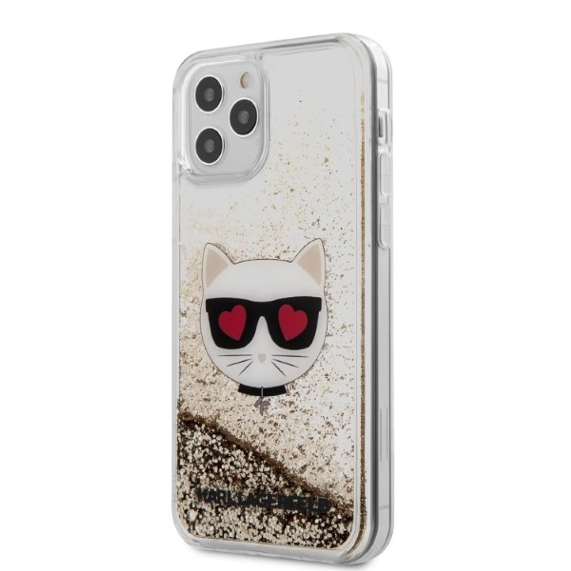 

Karl Lagerfeld KLHCP12LLCGLGO iPhone 12 Pro Max 6,7" złoty/gold hardcase Liquid Glitter Choupette