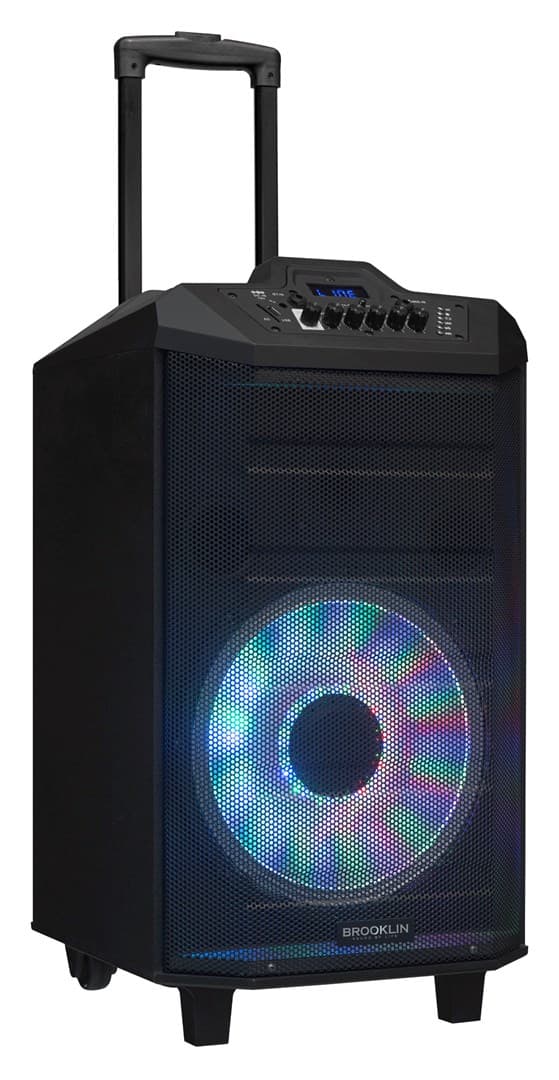

BROOKLIN-Głośnik przenośny GreenPoint 60W USB/BT/TF