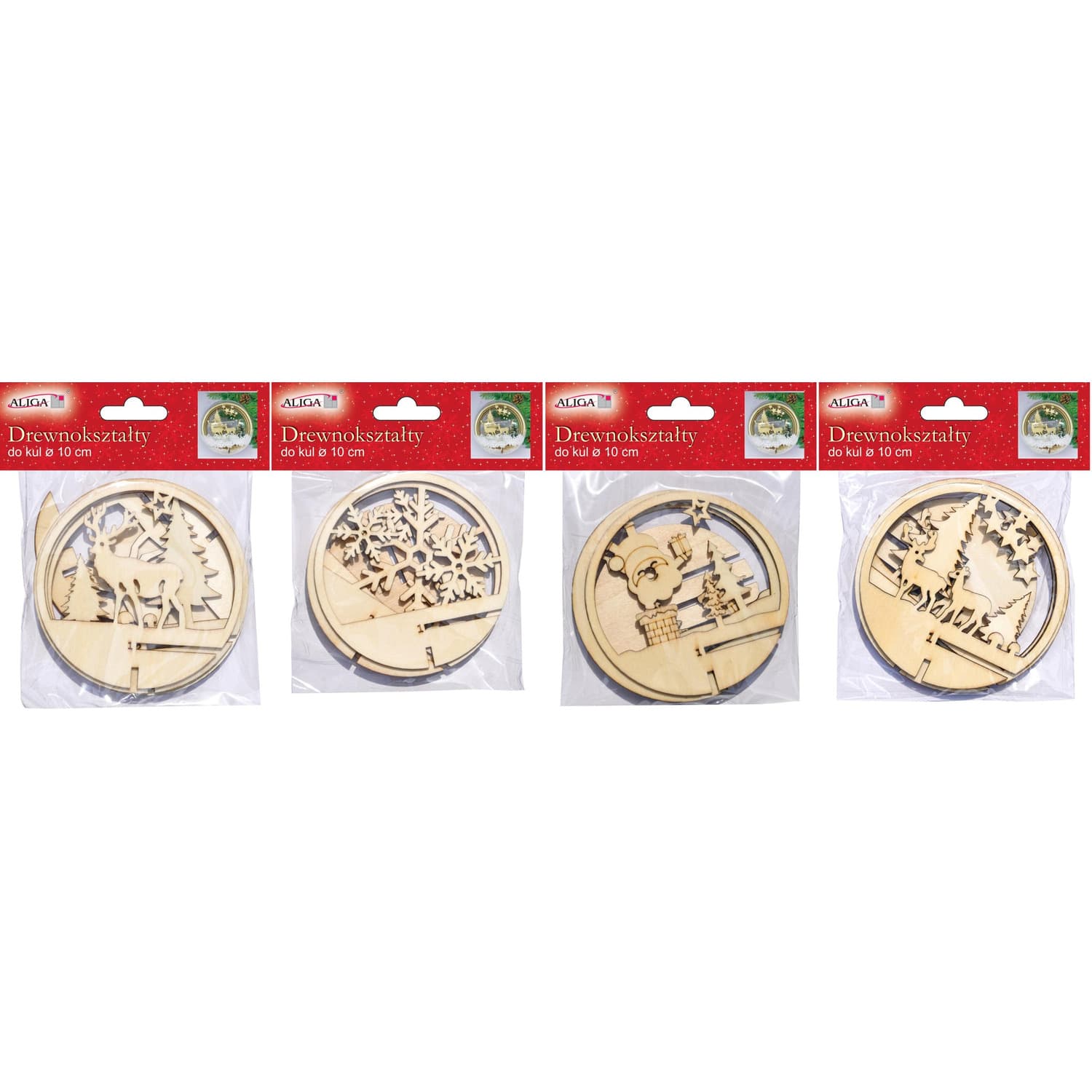

Drewnokształty do kul akrylowych 10cm CDA-1155 ALIGA