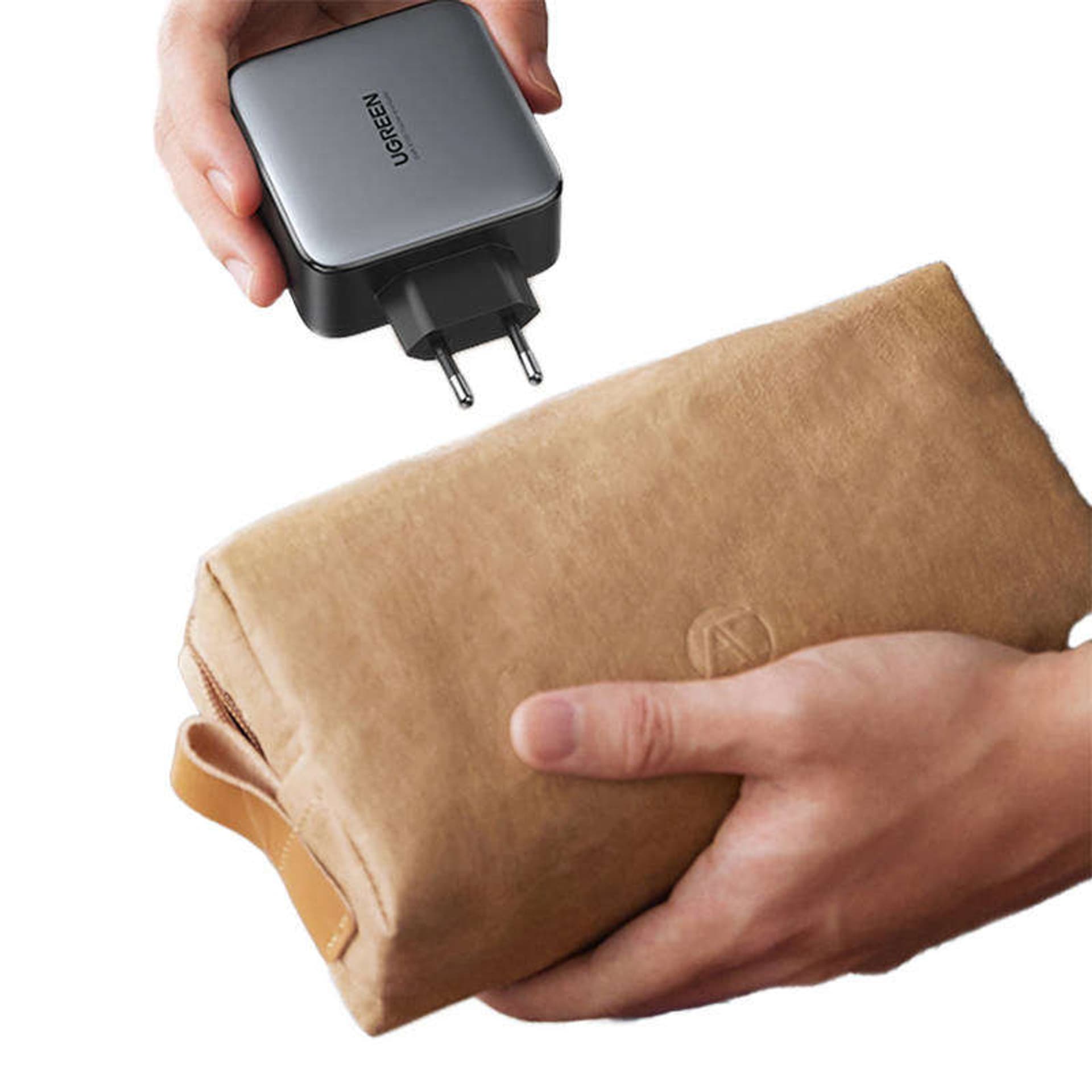 

Ładowarka sieciowa UGREEN CD254, 2x USB-C, 100W, PD (czarna)
