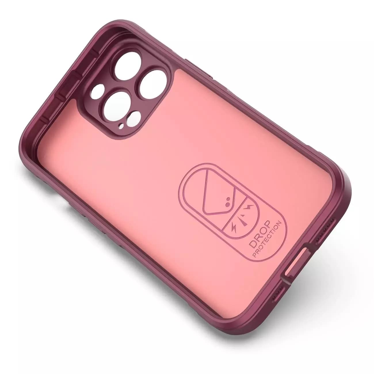 

Magic Shield Case etui do iPhone 13 Pro Max elastyczny pancerny pokrowiec burgundowy