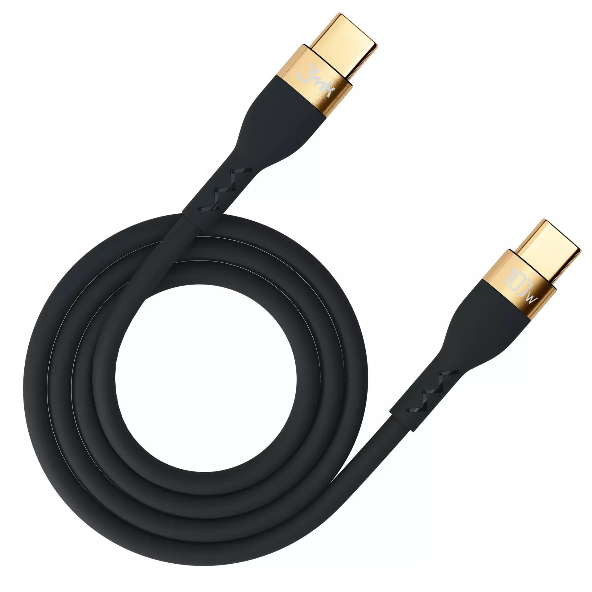 

Accessories - 3mk Hyper Silicone Cable C to C 2m 100w Black
