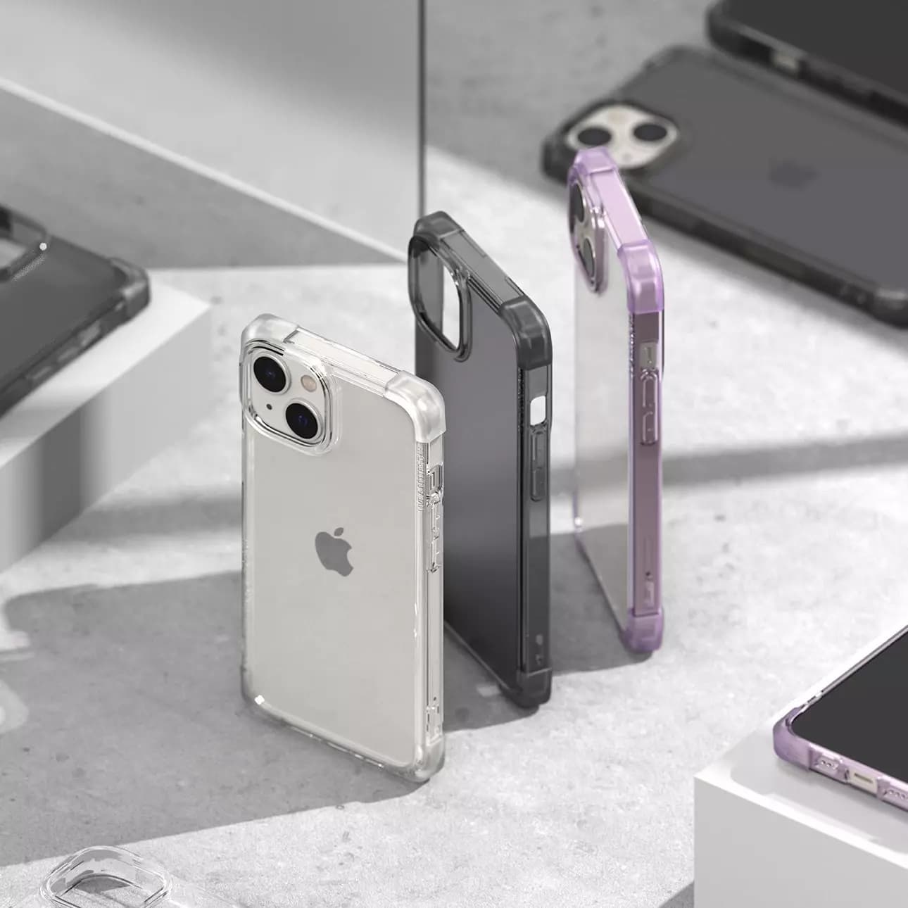 

Ringke Fusion Bumper etui do iPhone 14 Plus szary