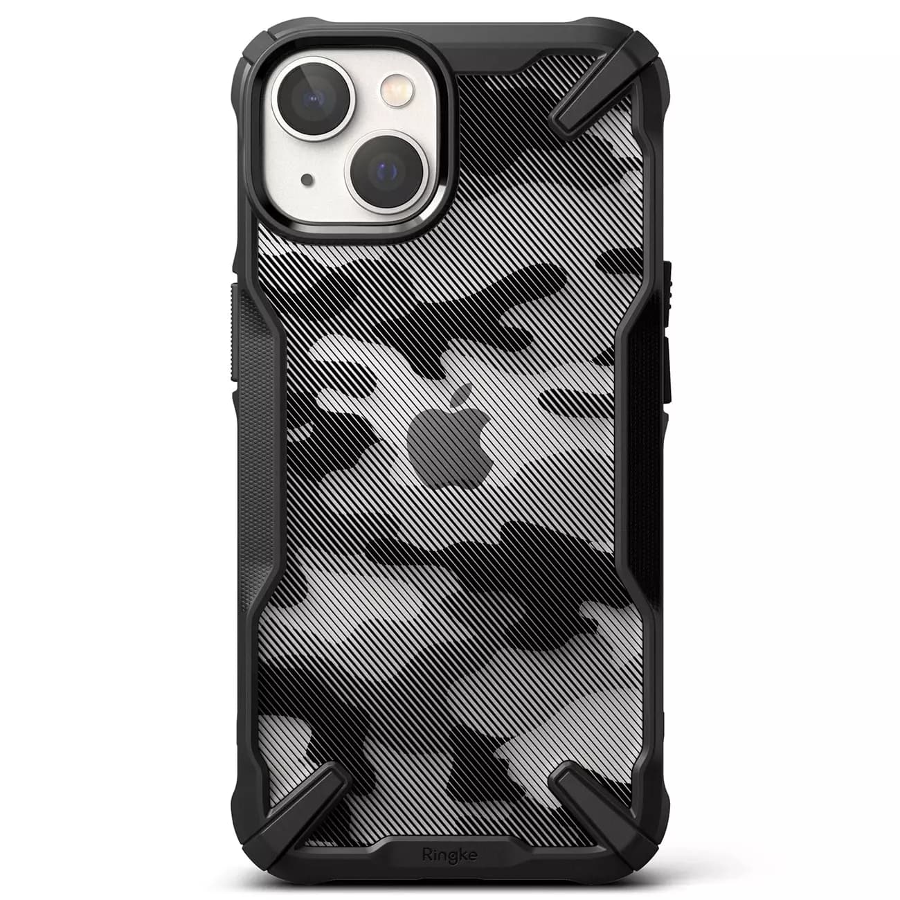 

Ringke Fusion X Design etui pancerny pokrowiec z ramką iPhone 14 czarny Camo Black (FX635E73)