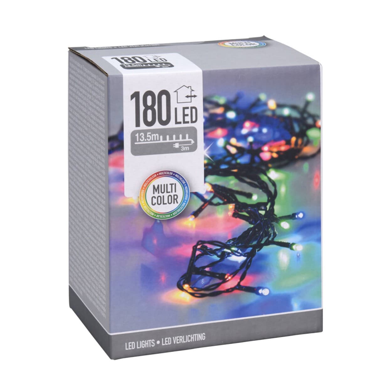 

Lampki choinkowe 180 led multikolor