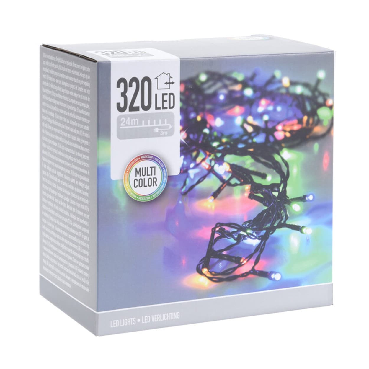 

Lampki choinkowe 320 led multikolor