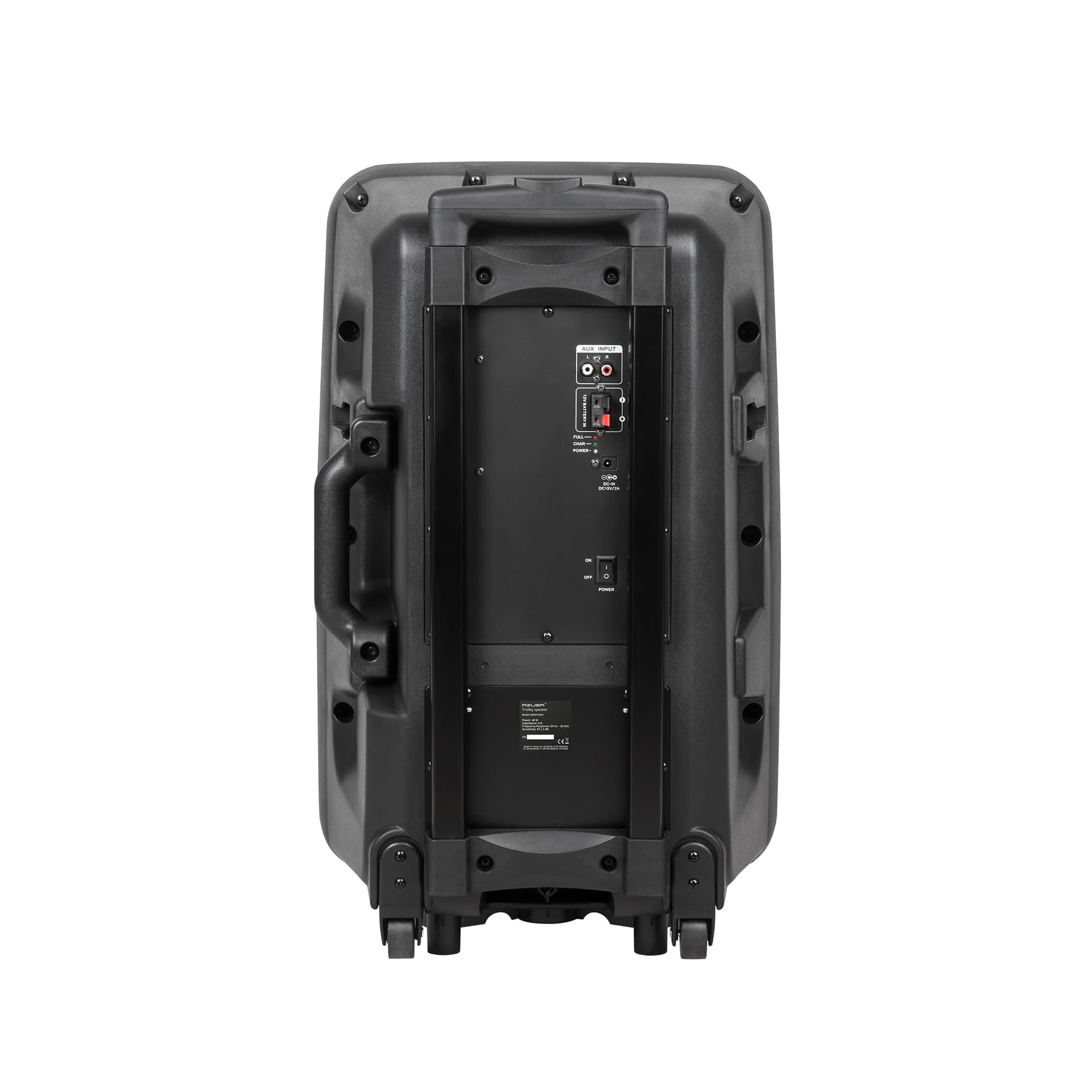 

Kolumna aktywna ( z 2 mikrofonami bezprzewodowymi, SD, Bluetooth, USB) 12" 40W, Z 2 mikrofonami bezprzewodowymi/sd/bluetooth/usb) 12" 40