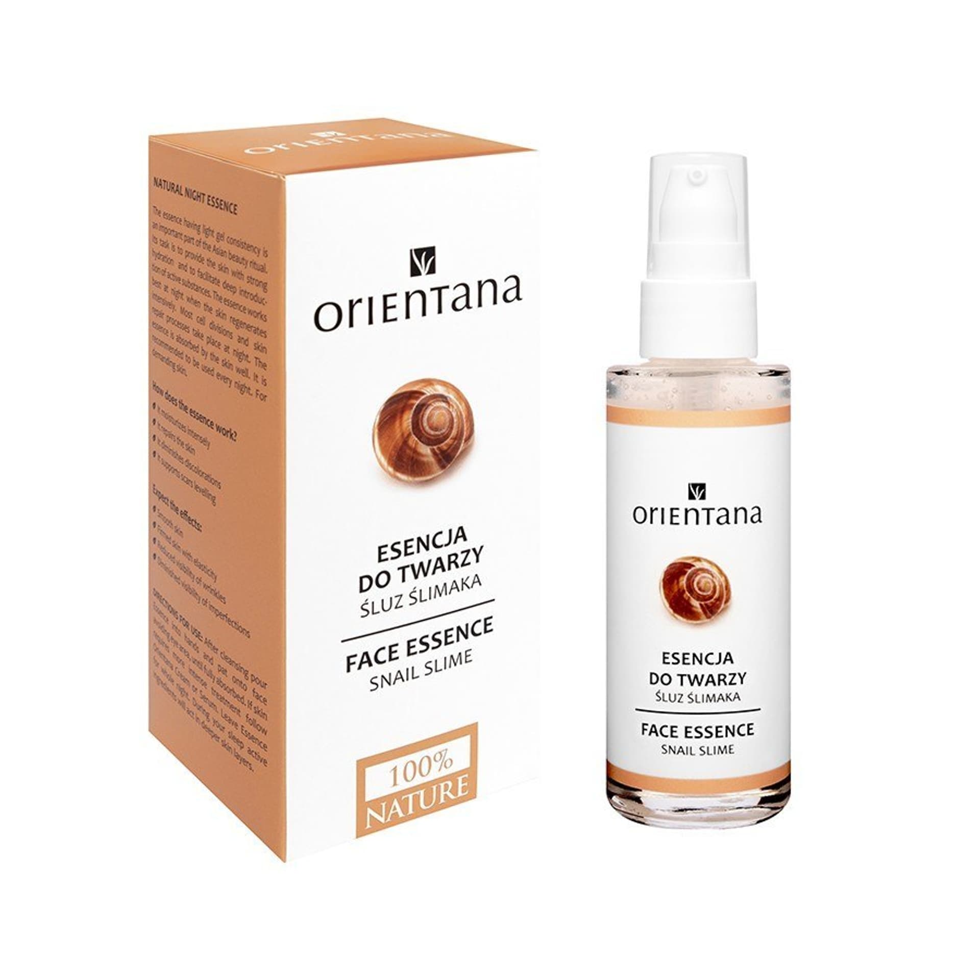 

ORIENTANA Esencja do twarzy - Śluz Ślimaka 50ml