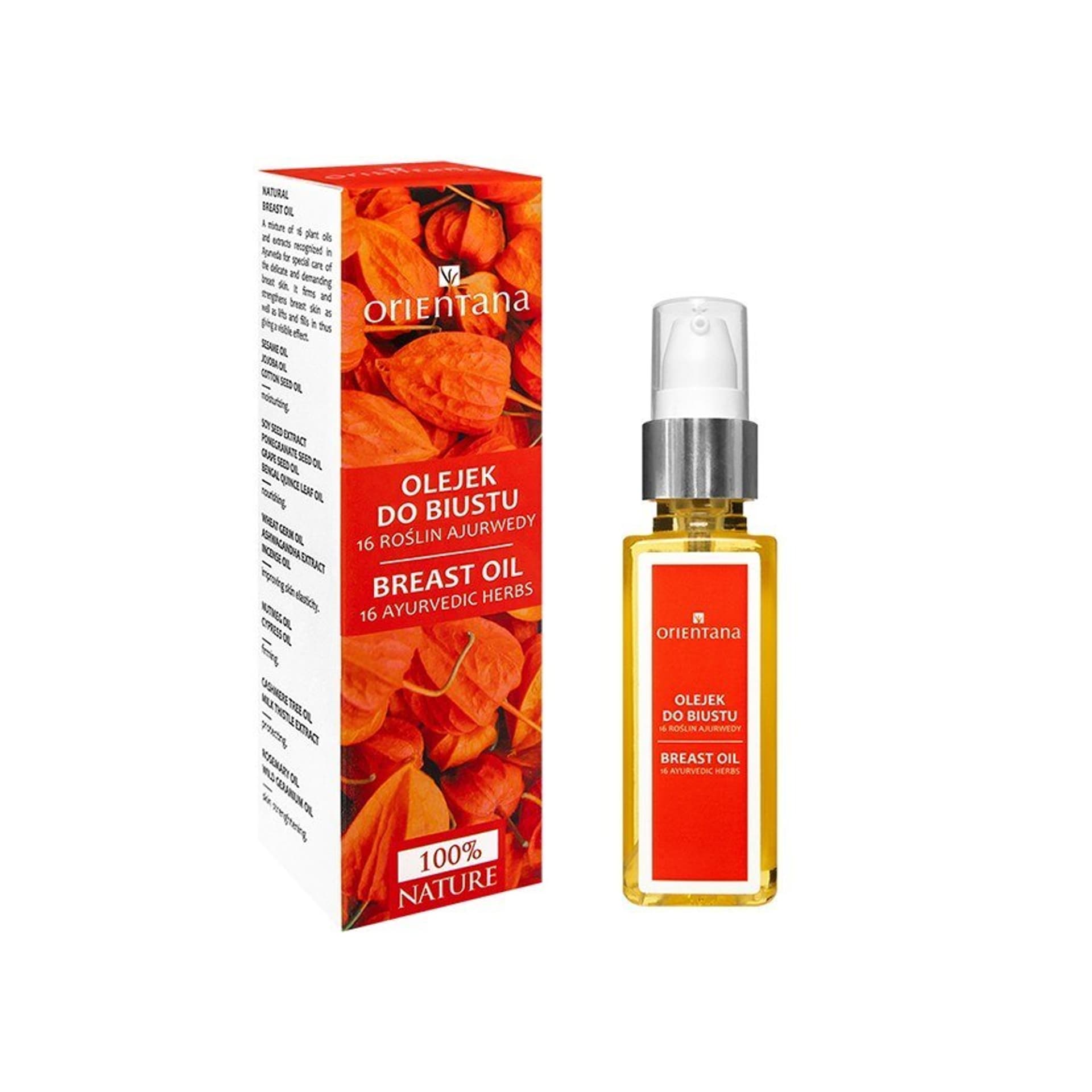 

ORIENTANA Olejek do biustu - 16 Roślin Ajurwedy 50ml