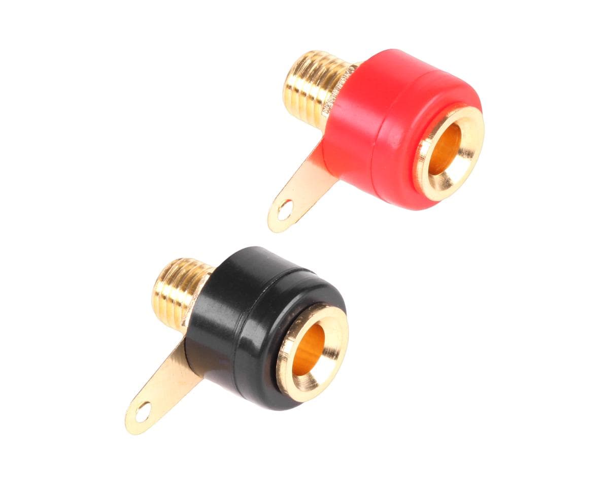 

Gniazdo bananowe montażowe złocone plastikowe (czarne/czerwone) Cabletech, Czarne/czerwone) cabletec