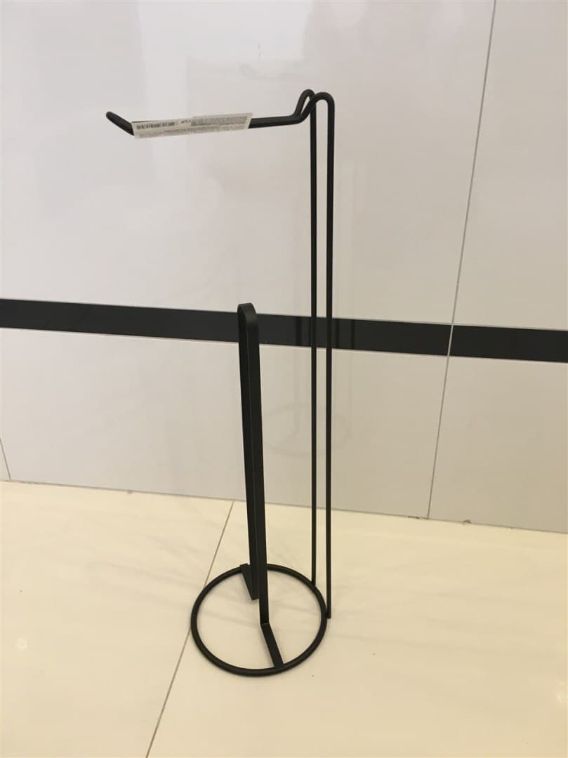

Stojak na papier toaletowy 54cm metal czarny