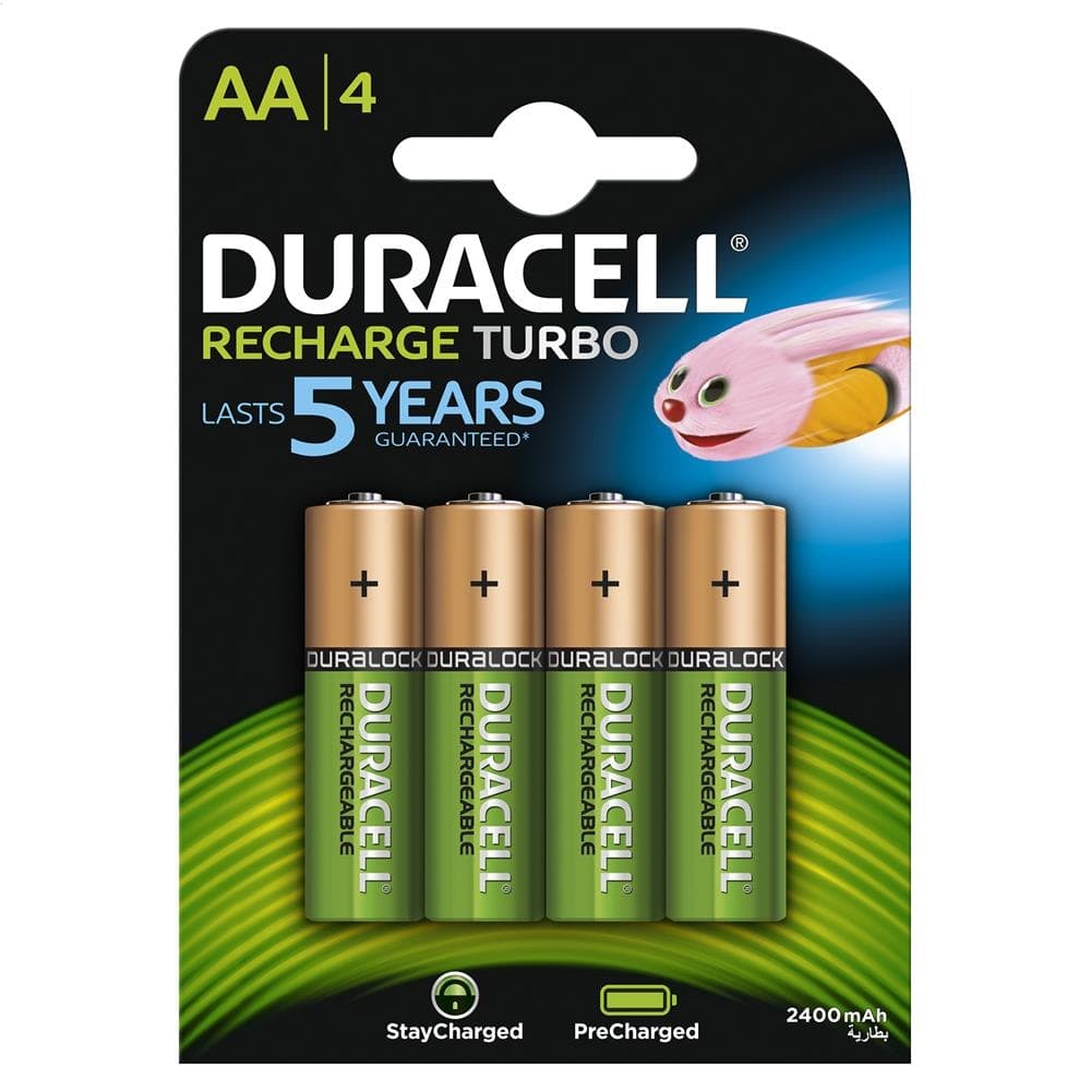 

Baterie DURACELL NiMH AA 2500mAh 4 szt. DURACELL Aku AA/HR6 2400/2500mAh B4