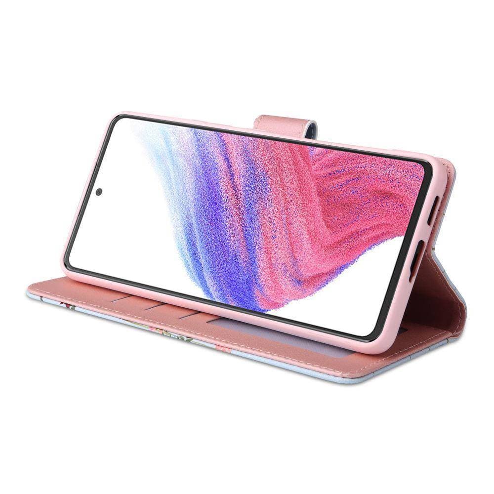 

Etui SAMSUNG GALAXY A53 5G Tech-Protect Wallet Garden fioletowe