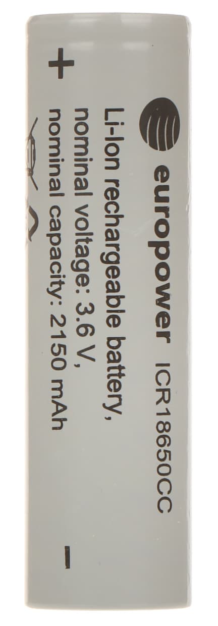 

AKUMULATOR LI-ION BAT-ICR18650CC/EP 3.6 V EUROPOWER