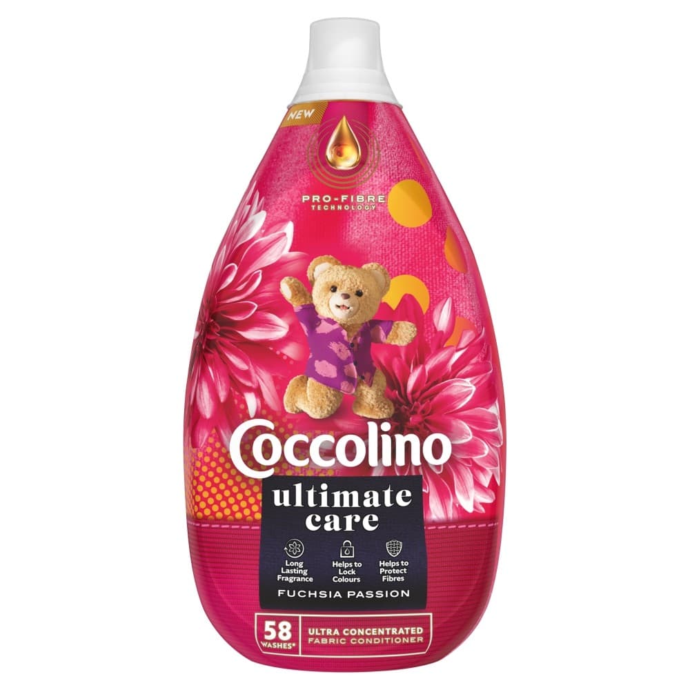 

Coccolino Ultimate Care Płyn do płukania tkanin Fuchsia Passion (58 prań) 870ml