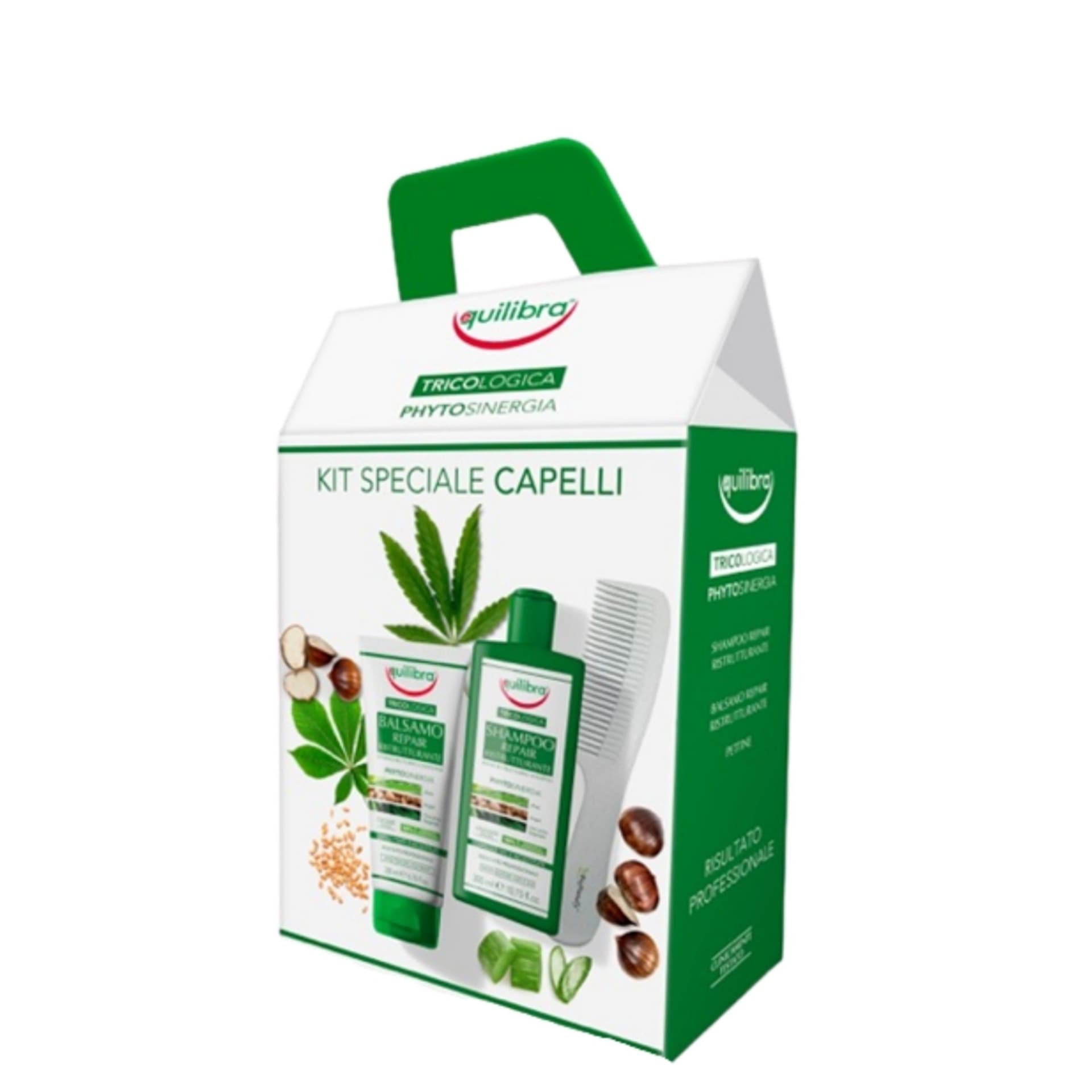 

Equilibra Tricologica Zestaw prezentowy Pielęgnacja Włosów (szampon 300ml+odżywka 200ml+grzebień)