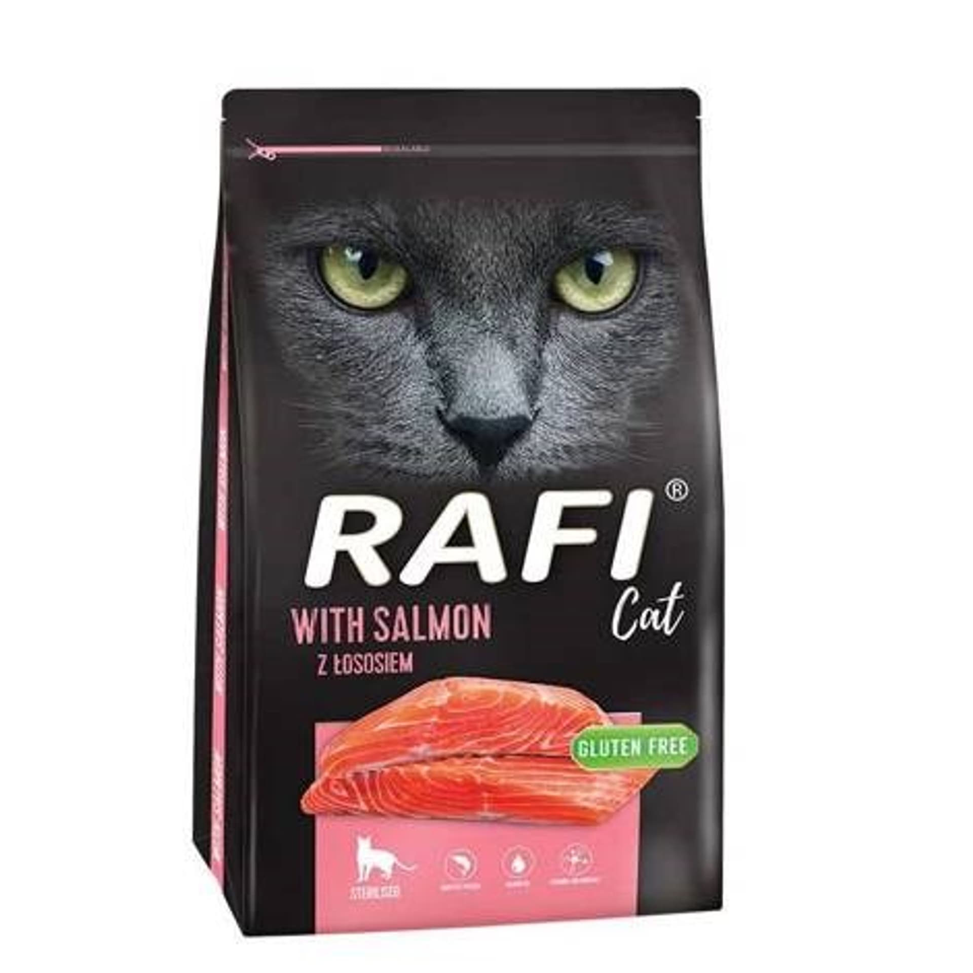 

Dolina Noteci Rafi Cat Sterilised łosoś sucha 7kg
