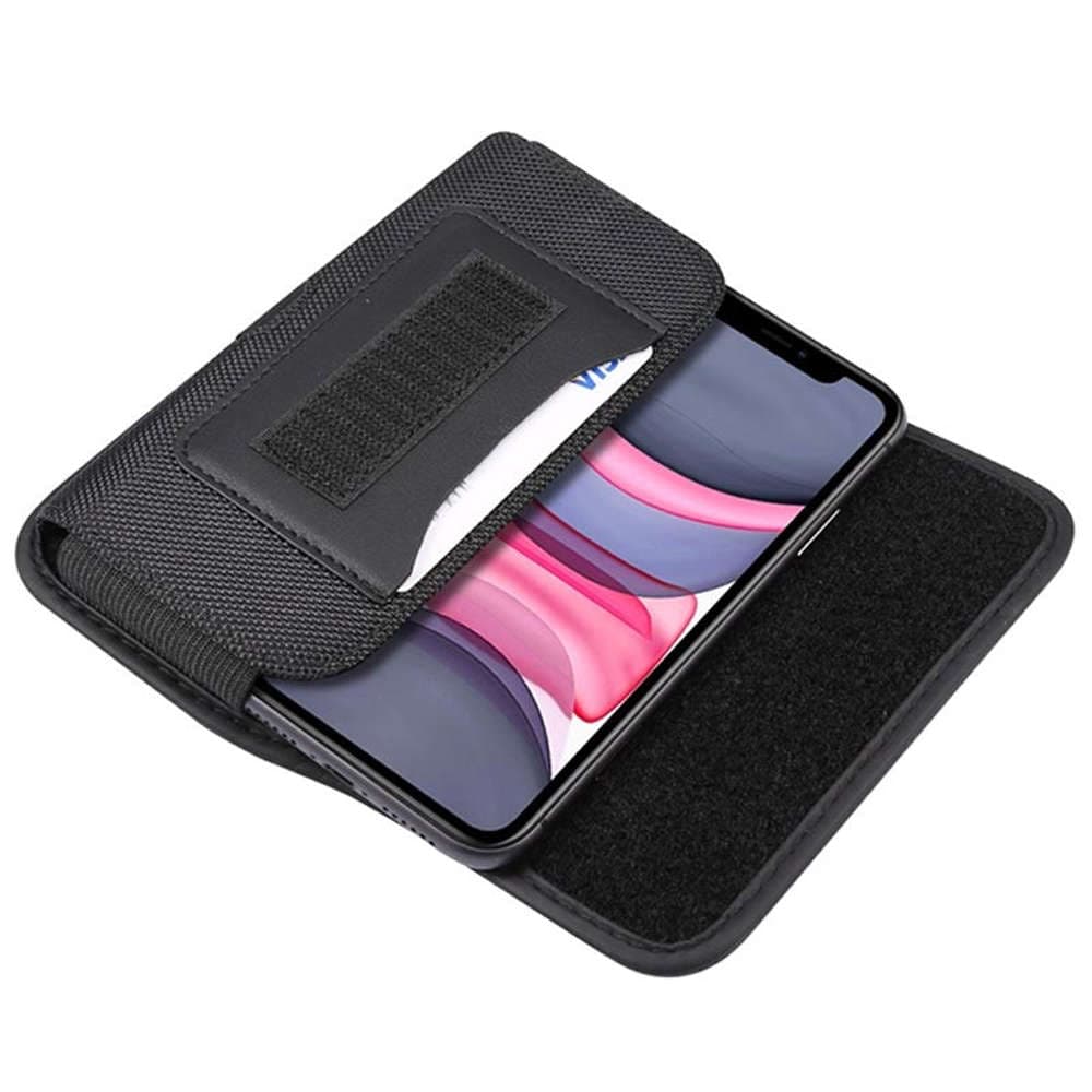 

Etui na telefon Alogy torba na pasek do telefonu z miejscem na kartę pozioma XXL Black