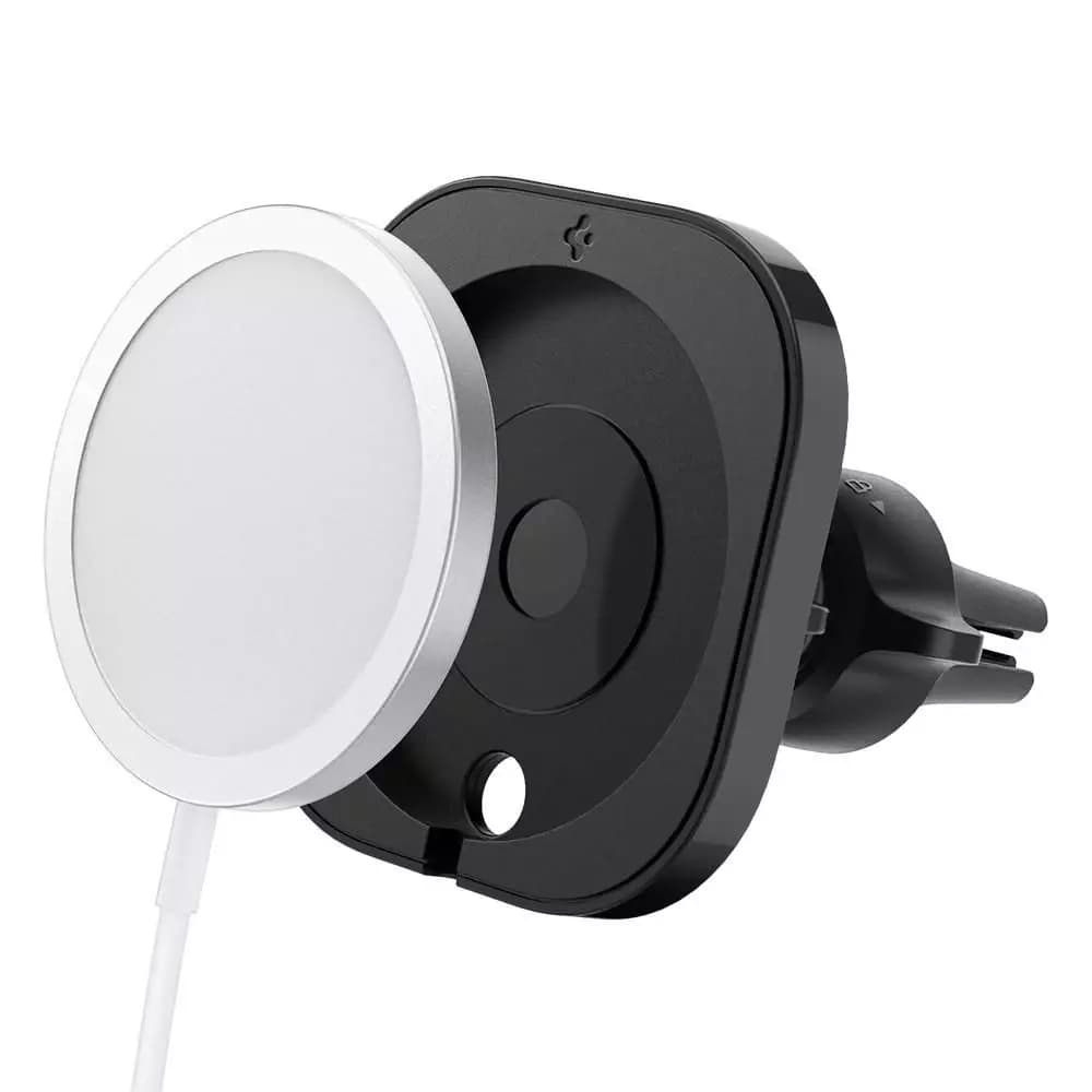 

Spigen magfit apple magsafe car charger holder black