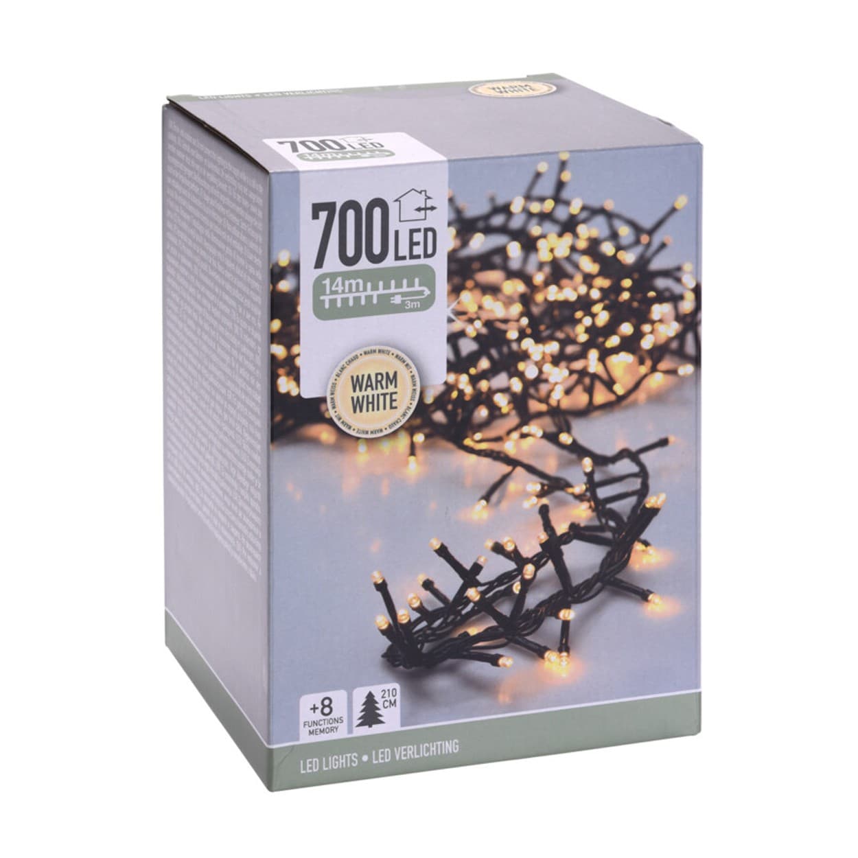 

Lampki choinkowe 700 led 14m ciepłe
