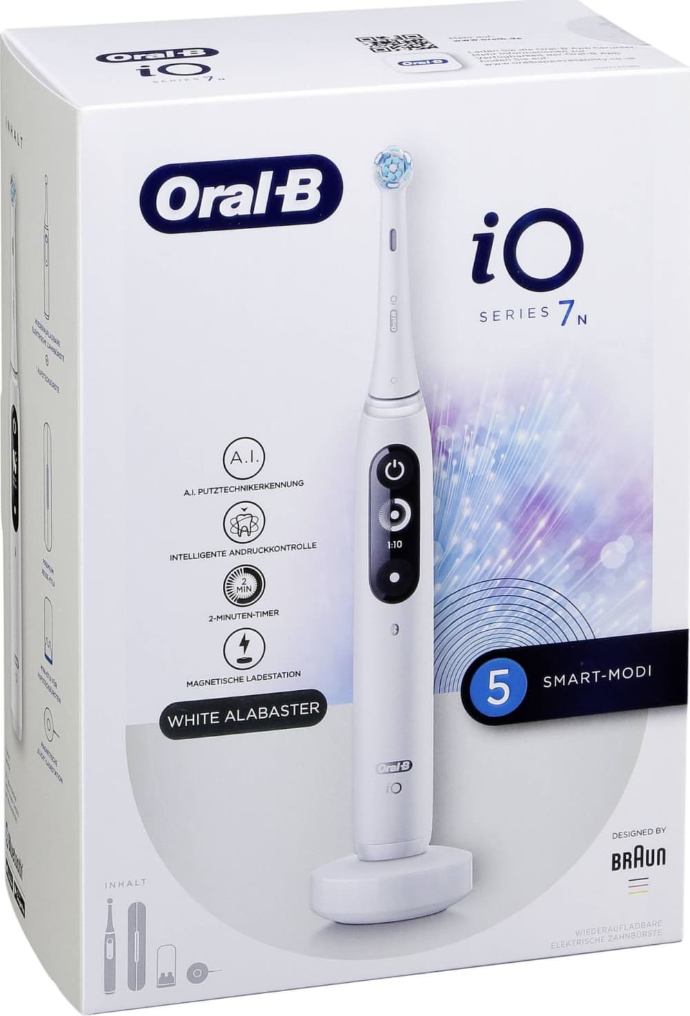 

Szczoteczka elektryczna ORAL-B iO7 Series White Alabaster