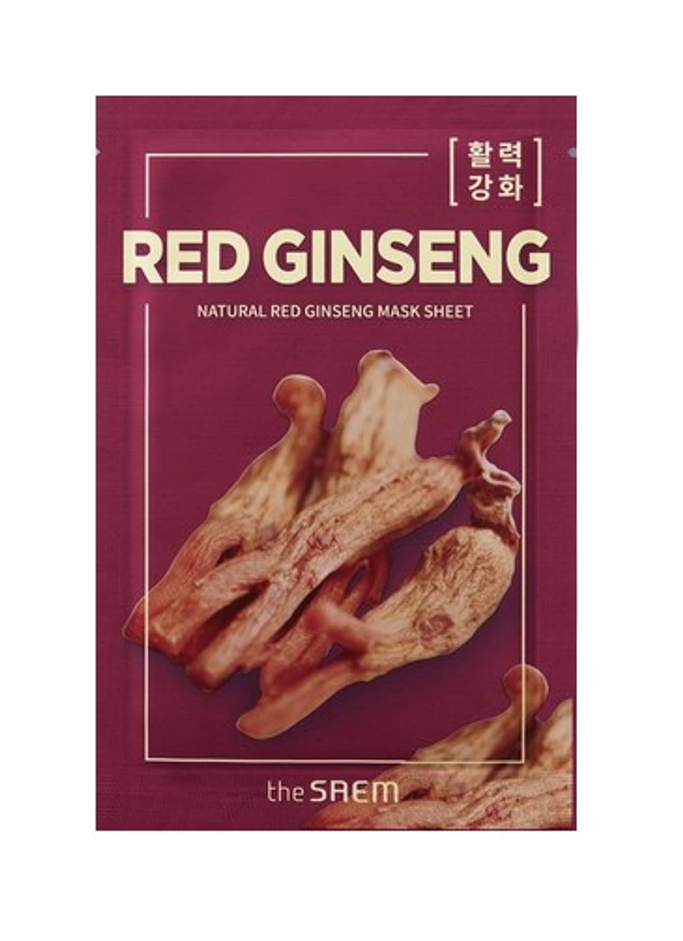 

The SAEM Natural Mask Sheet Maska na tkaninie - Red Ginseng 21ml