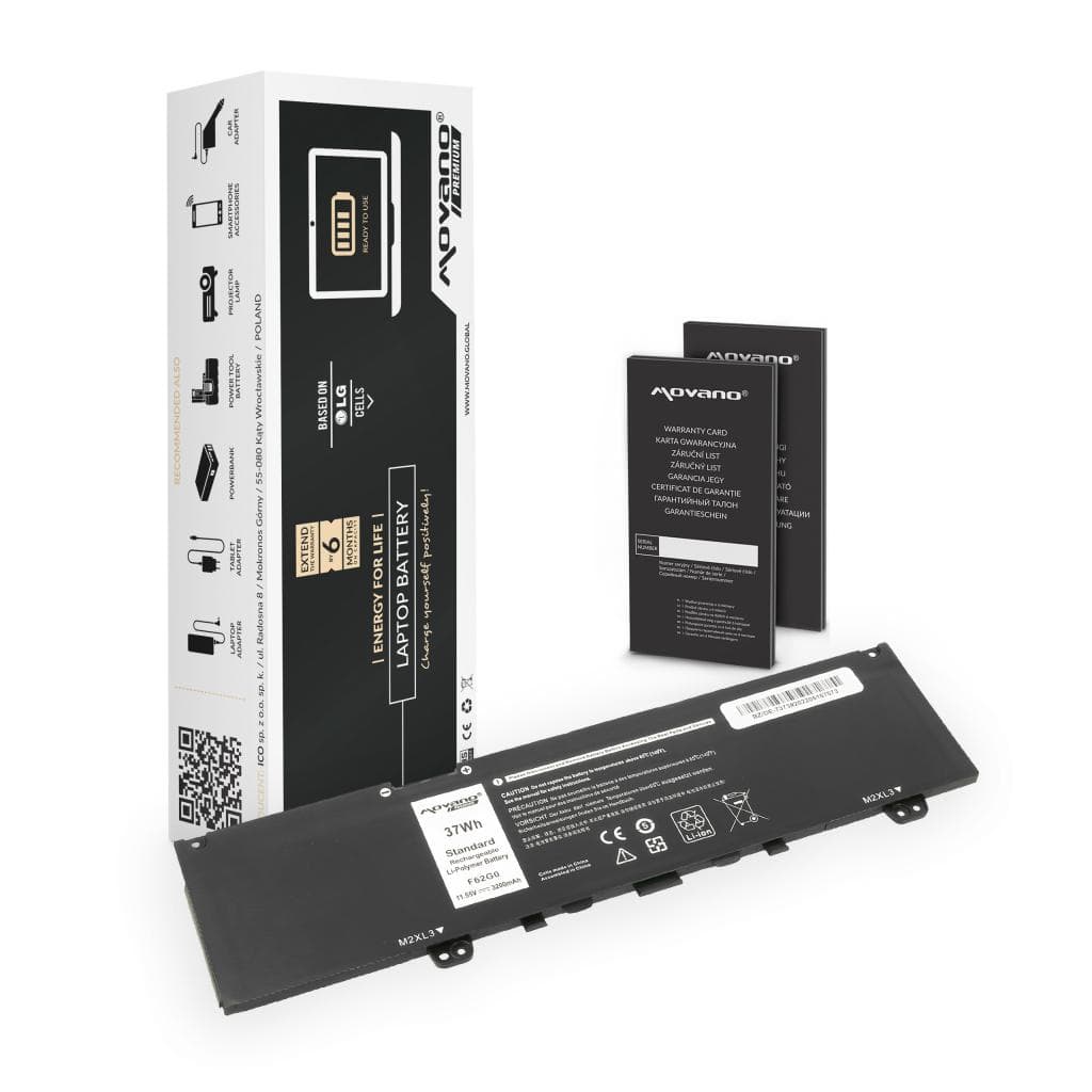 

Bateria Movano Premium do Dell Inspiron 13 (7373), 13 (7386)