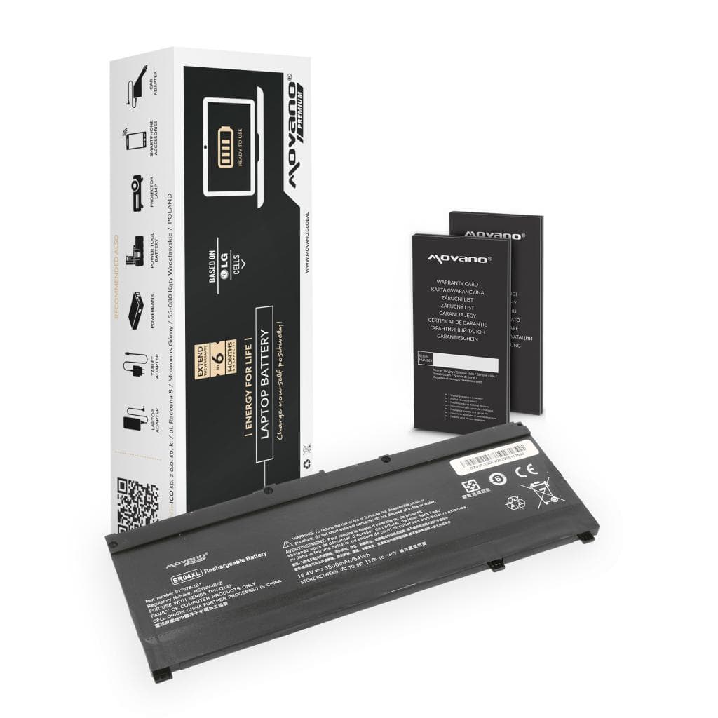 

Bateria Movano Premium do HP Omen 15-DC