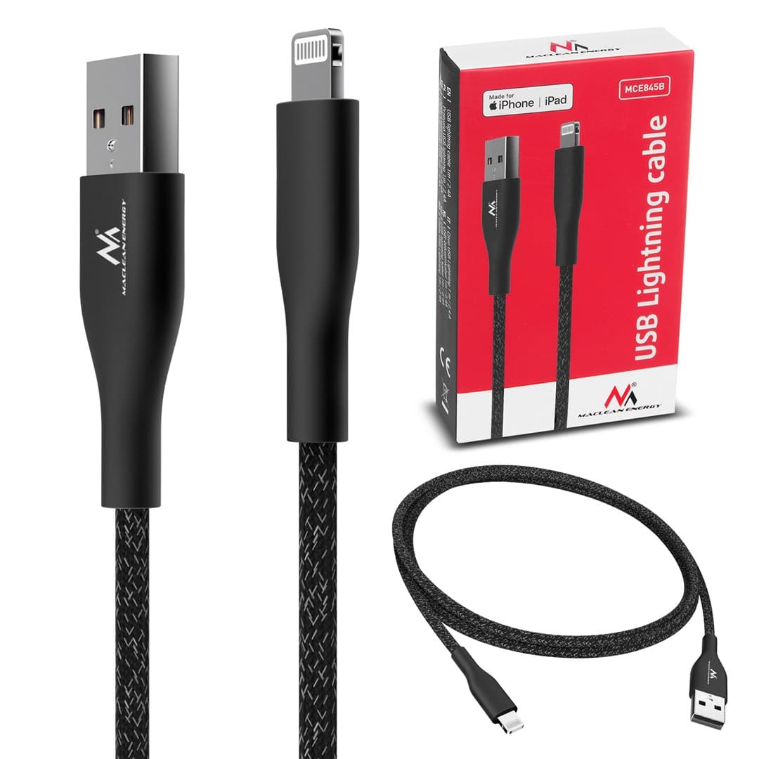 

MACLEAN KABEL USB LIGHTNING MFI APPLE MCE845B