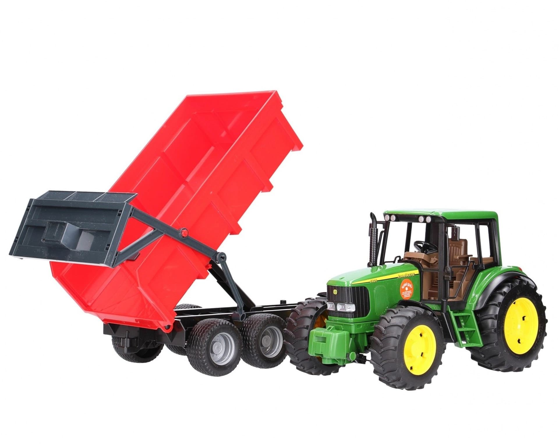 

Traktor John Deere 6920 z przyczepa wywrotką