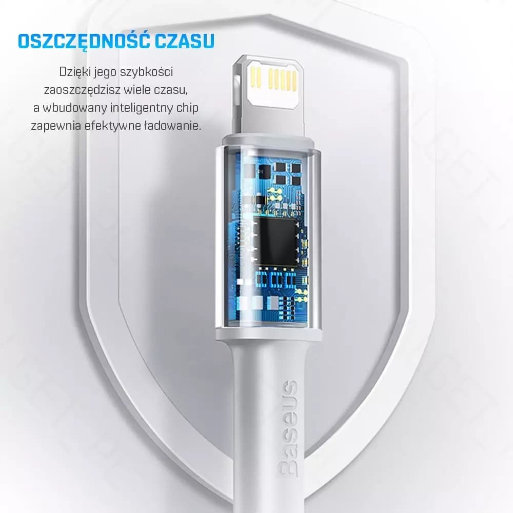 

BASEUS Kabel USB-C do Lightning PD 20W 1m Niebieski