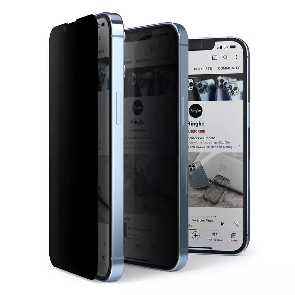 

Ringke szkło hartowane prywatyzujące do iPhone 14 / iPhone 13 / iPhone 13 Pro