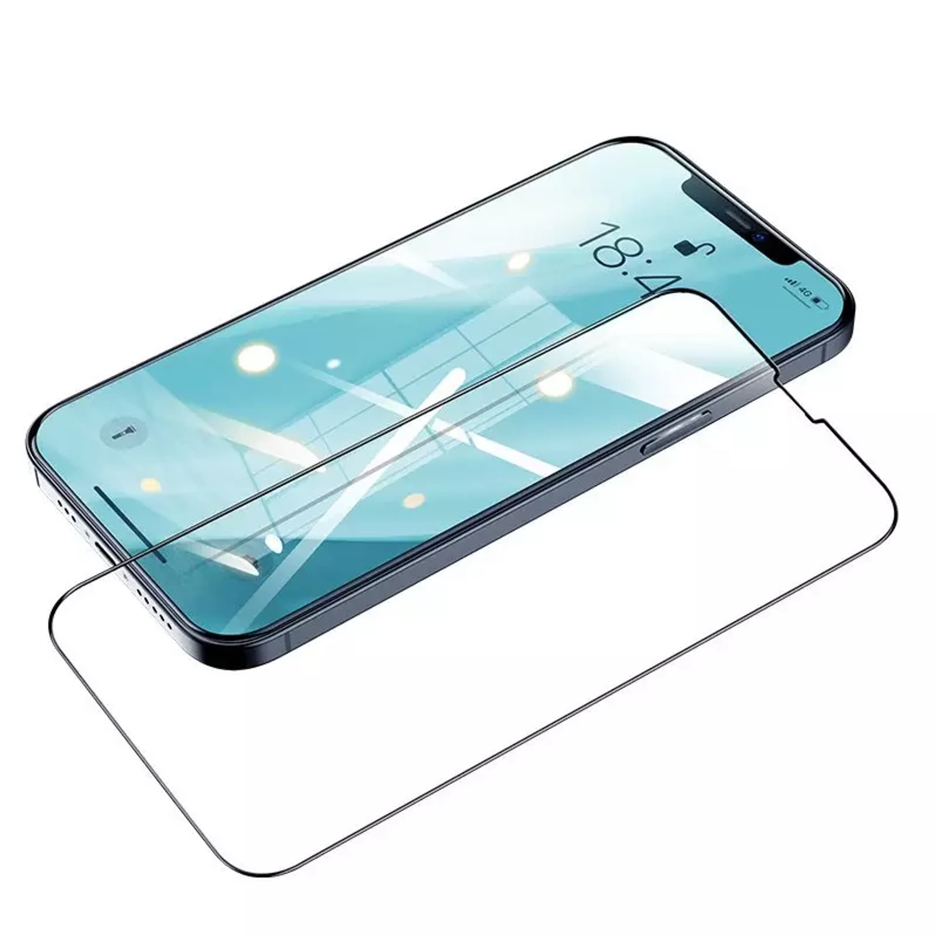 

Joyroom Knight 2,5D TG szkło hartowane do iPhone 13 mini na cały ekran z ramką czarny (JR-PF904)