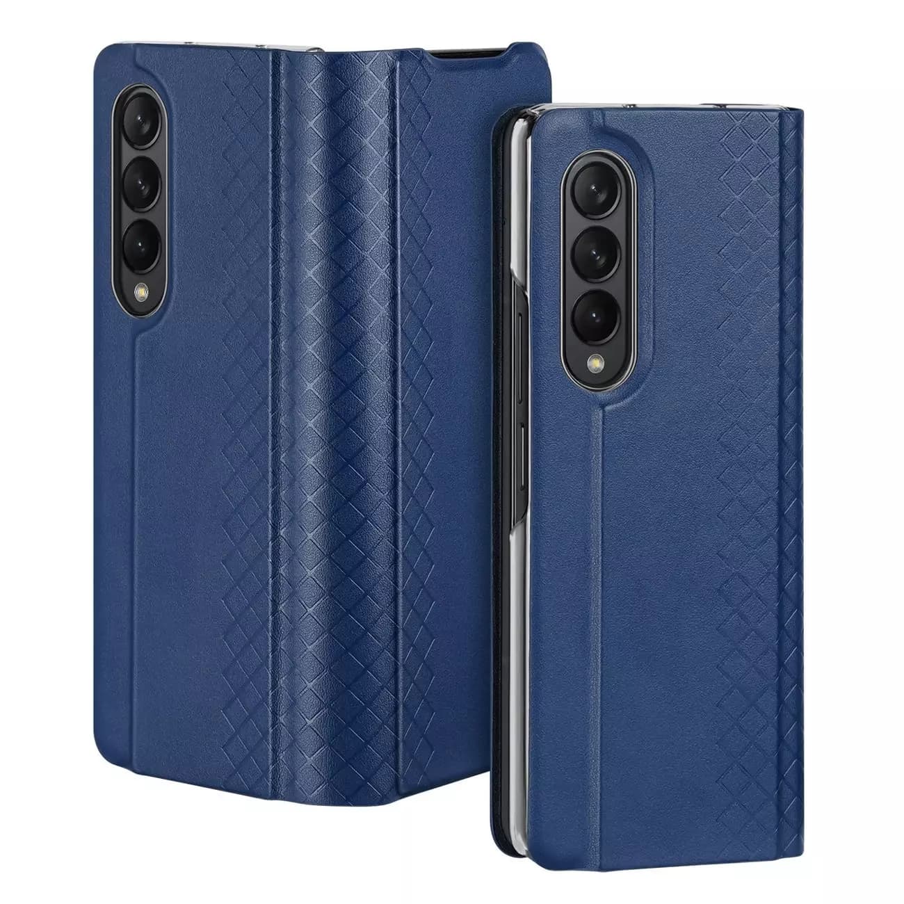 

Dux Ducis Bril etui Samsung Galaxy Z Fold4 z klapką portfel podstawka niebieski