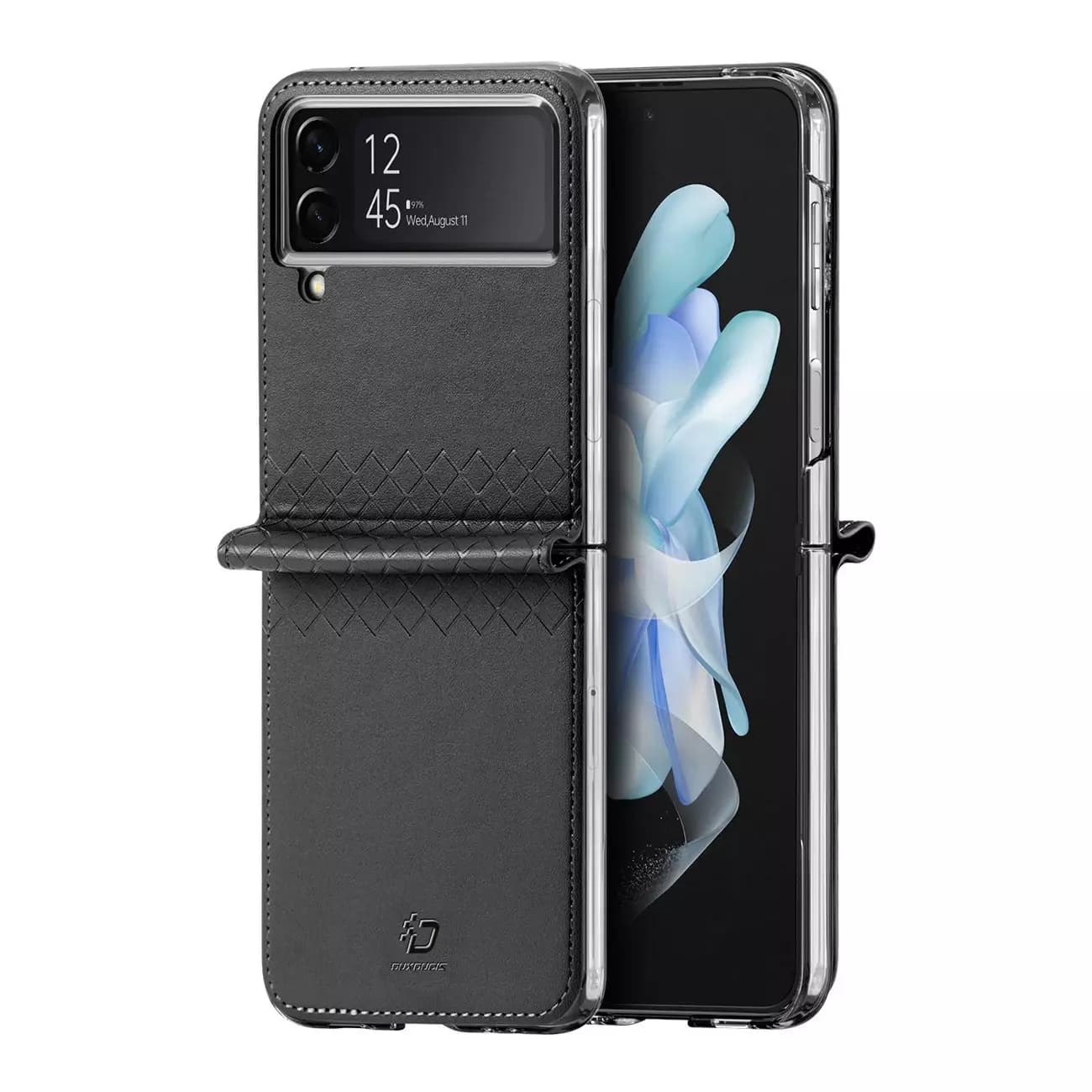 

Dux Ducis Bril etui Samsung Galaxy Z Flip4 z klapką portfel pokrowiec na tył czarny