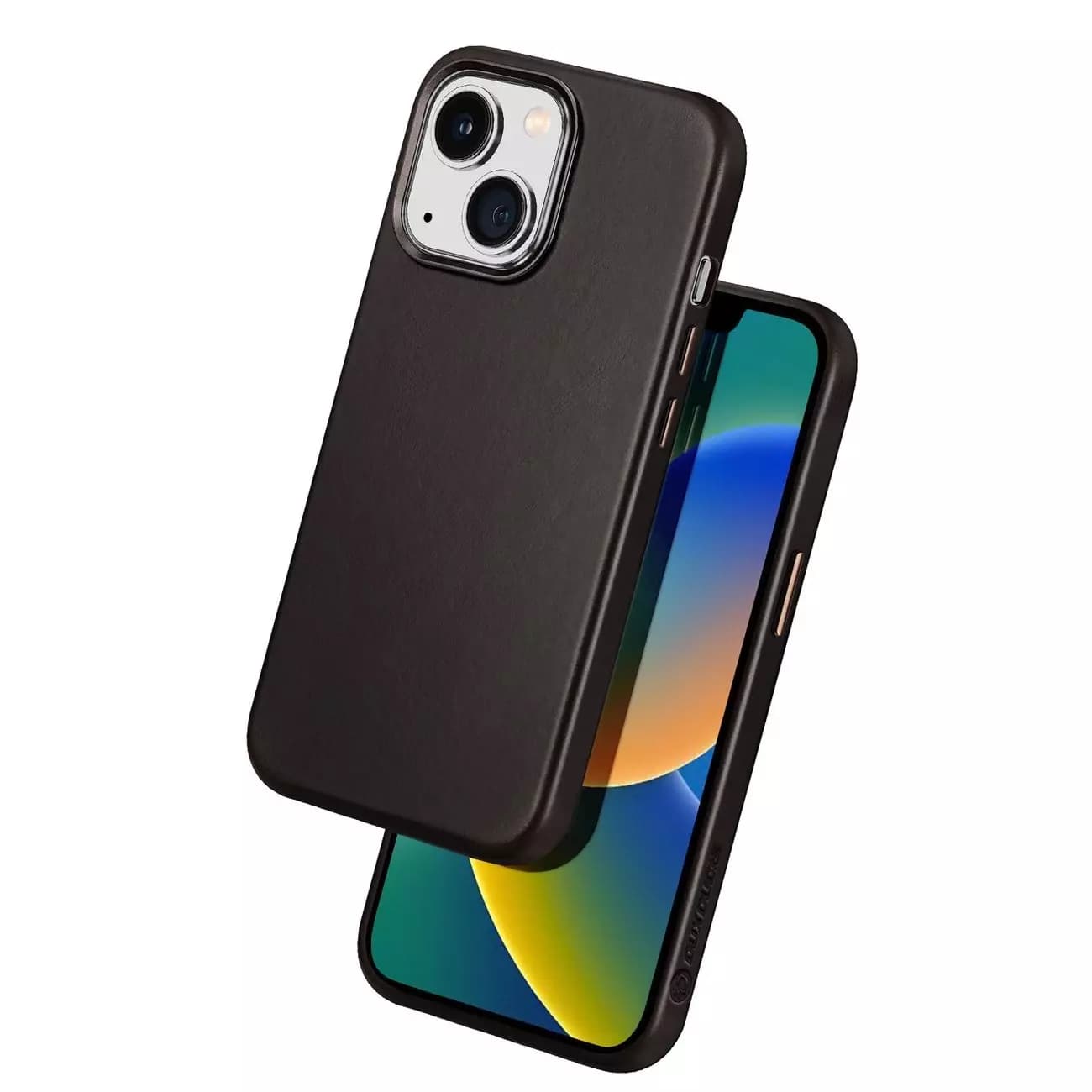 

Dux Ducis Naples etui do iPhone 14 Plus skórzany pokrowiec (kompatybilny z MagSafe) ciemnobrązowy, Kompatybilny z magsafe) ciemnobrązow