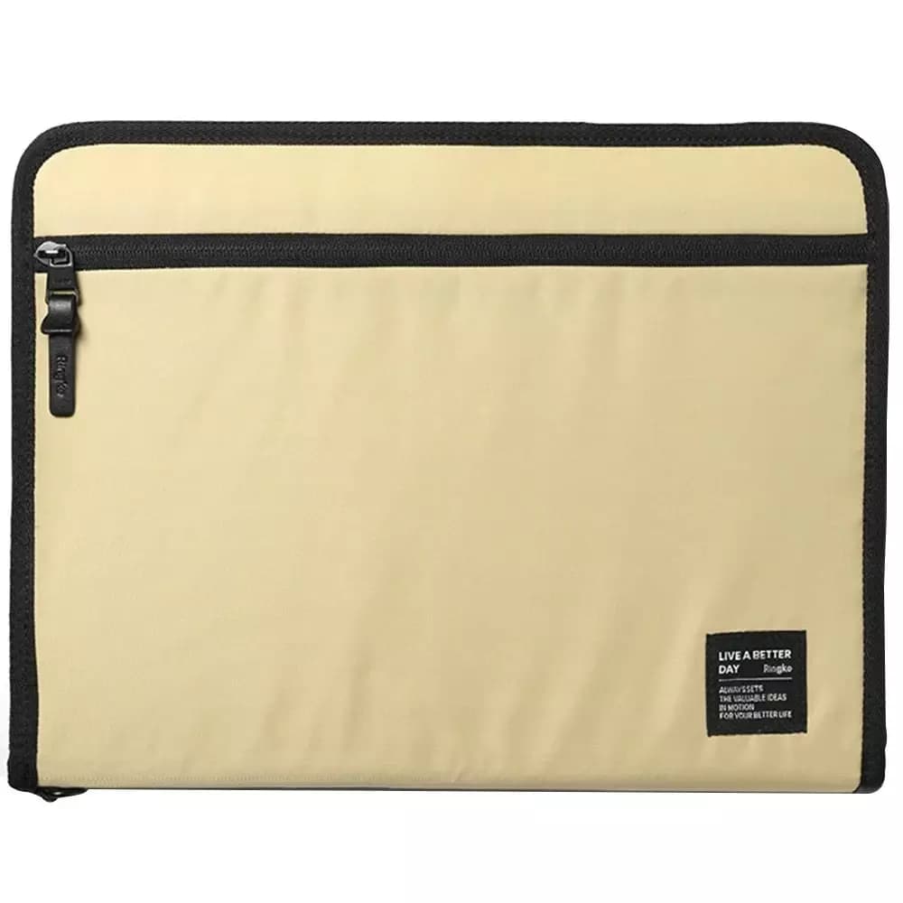 

Ringke Smart Zip Pouch uniwersalne etui na laptopa tablet (do 13'') podstawka torba organizer beżowy, Do 13'') podstawka torba organizer beżow