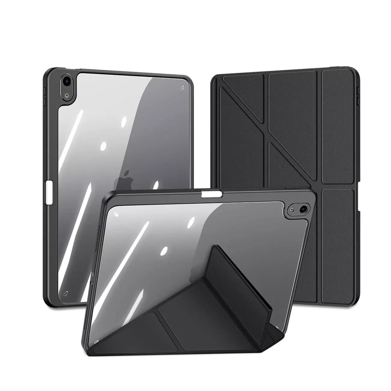 

Dux Ducis Magi etui do iPad Air (5. generacji) / (4. generacji) pokrowiec smart cover z podstawką i schowkiem na Apple Pencil czarny, 4. generacji) pokrowiec smart cover z podstawką i schowkiem na apple pencil czarn