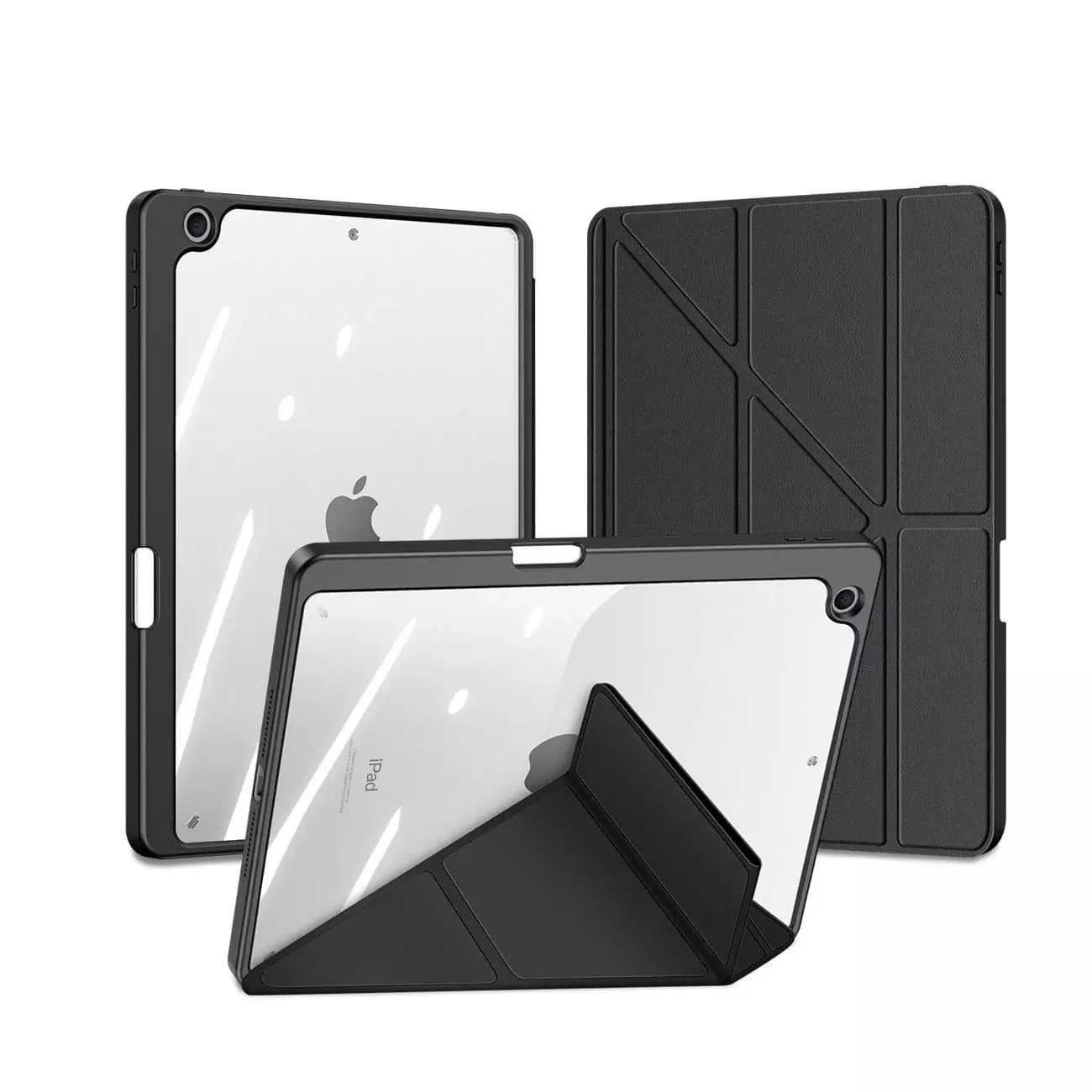 

Dux Ducis Magi etui do iPad 10.2'' 2021 / 2020 / 2019 pokrowiec smart cover z podstawką i schowkiem na Apple Pencil czarny