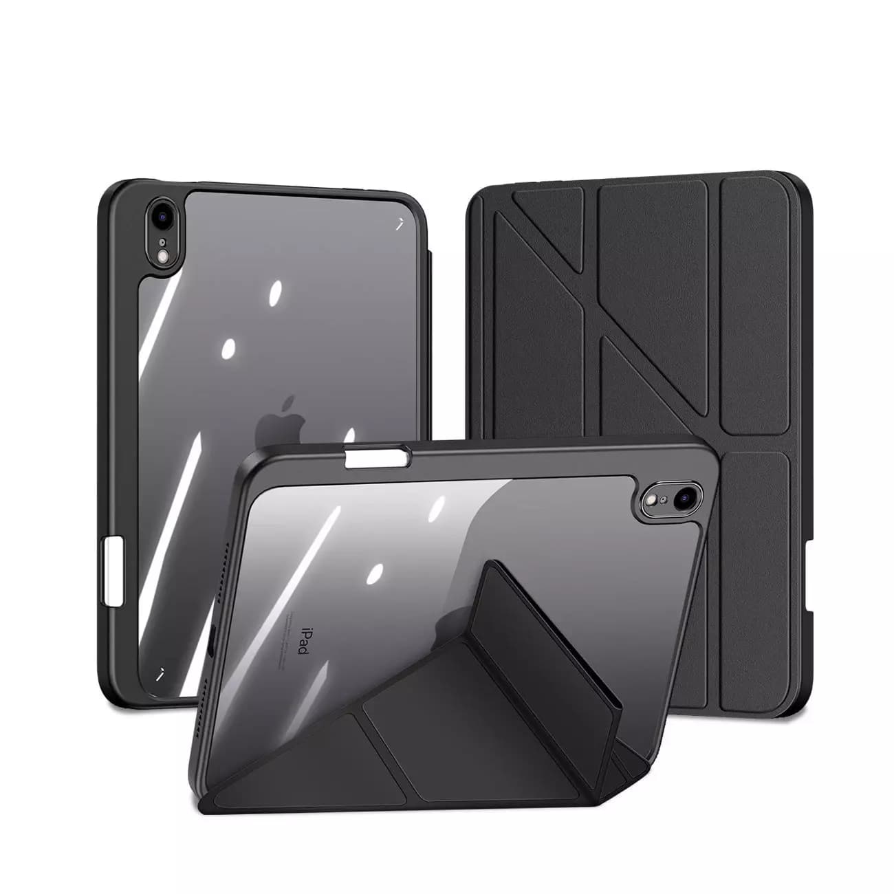 

Dux Ducis Magi etui do iPad mini 2021 pokrowiec smart cover z podstawką i schowkiem na Apple Pencil czarny