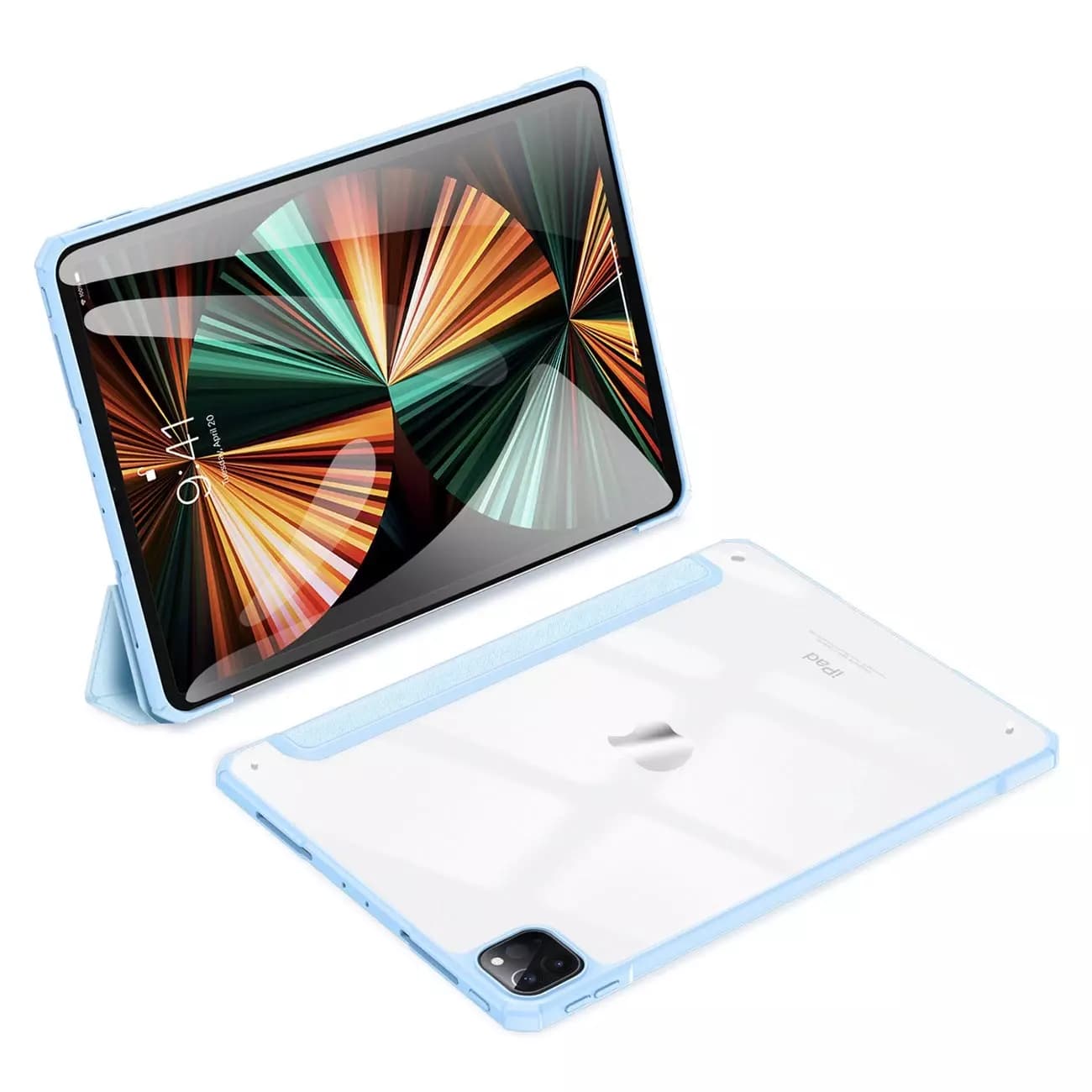 

Dux Ducis Copa etui do iPad Pro 12.9'' 2021 / 2020 / 2018 pokrowiec smart cover z podstawką niebieski