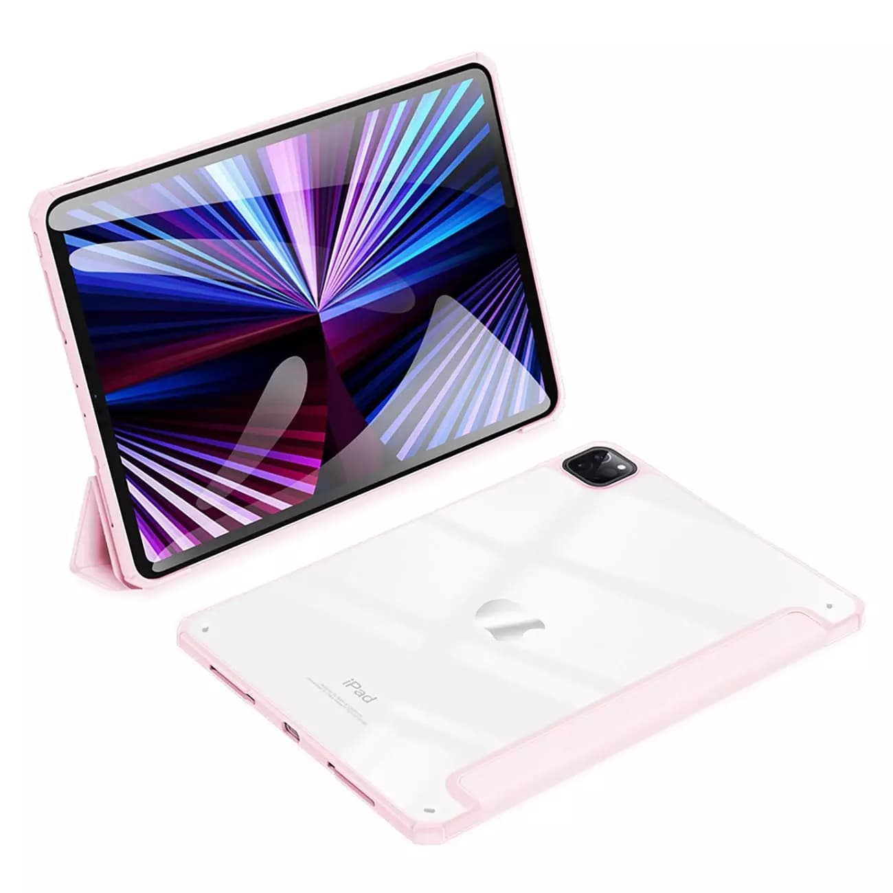 

Dux Ducis Copa etui do iPad Pro 11'' 2020 / iPad Pro 11'' 2018 / iPad Pro 11'' 2021 pokrowiec smart cover z podstawką różowy
