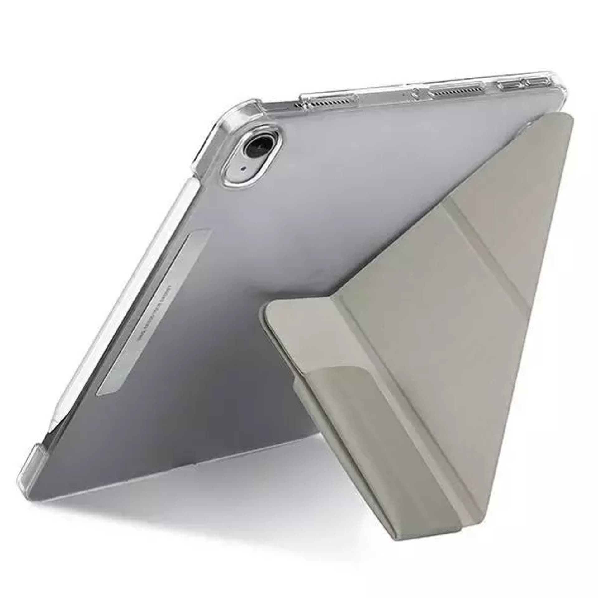 

UNIQ etui Camden iPad Mini (2021) szary/fossil grey Antimicrobial, 2021) szary/fossil grey antimicrobia